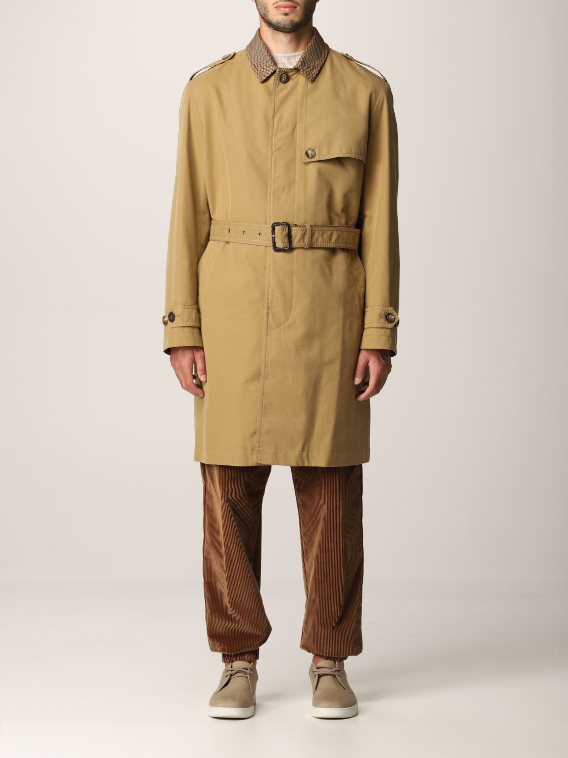 Trench coat Etro: Etro cotton trench coat beige 1