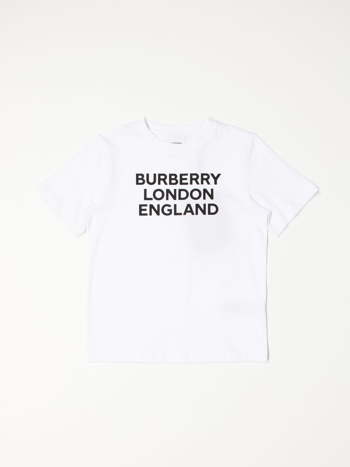 T恤 Burberry: Burberry Logo棉质 T 恤 白色 1