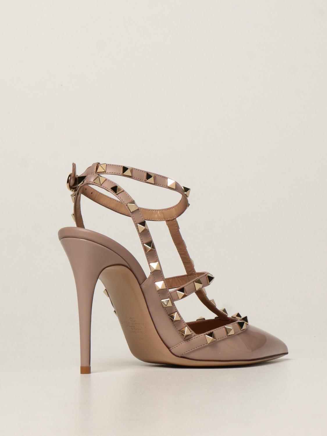 Décolleté Rockstud con cinturini 65mm Donna | Valentino Online Boutique