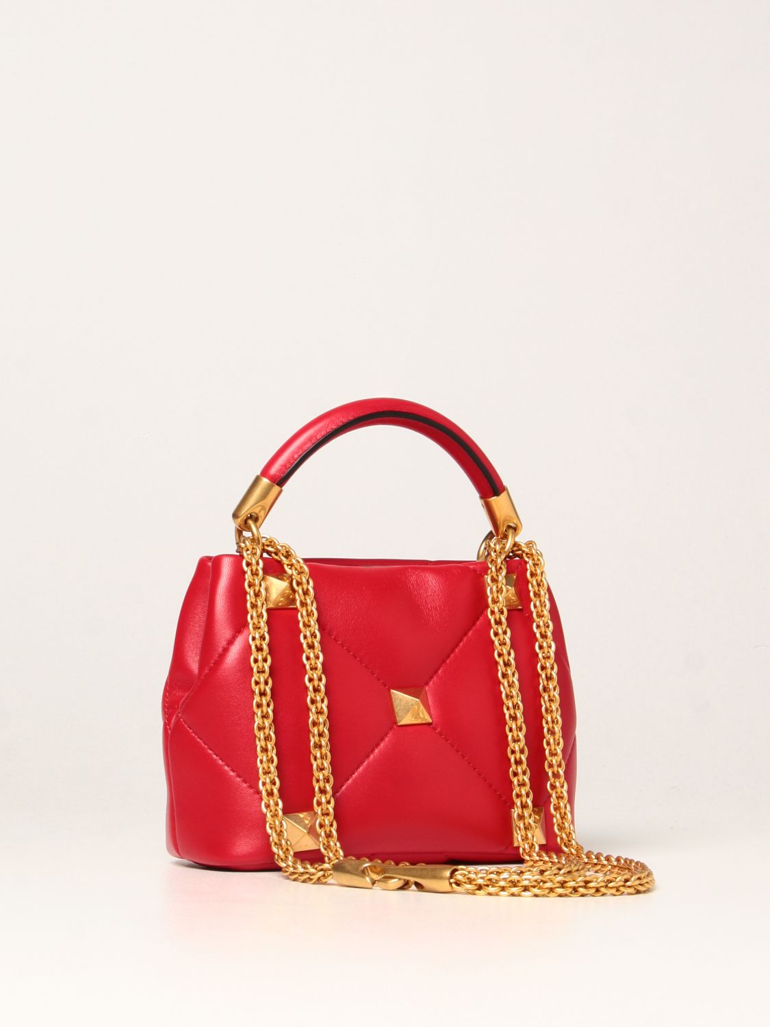Mini sac à main Valentino Garavani: Sac porté épaule femme Valentino Garavani rouge 3