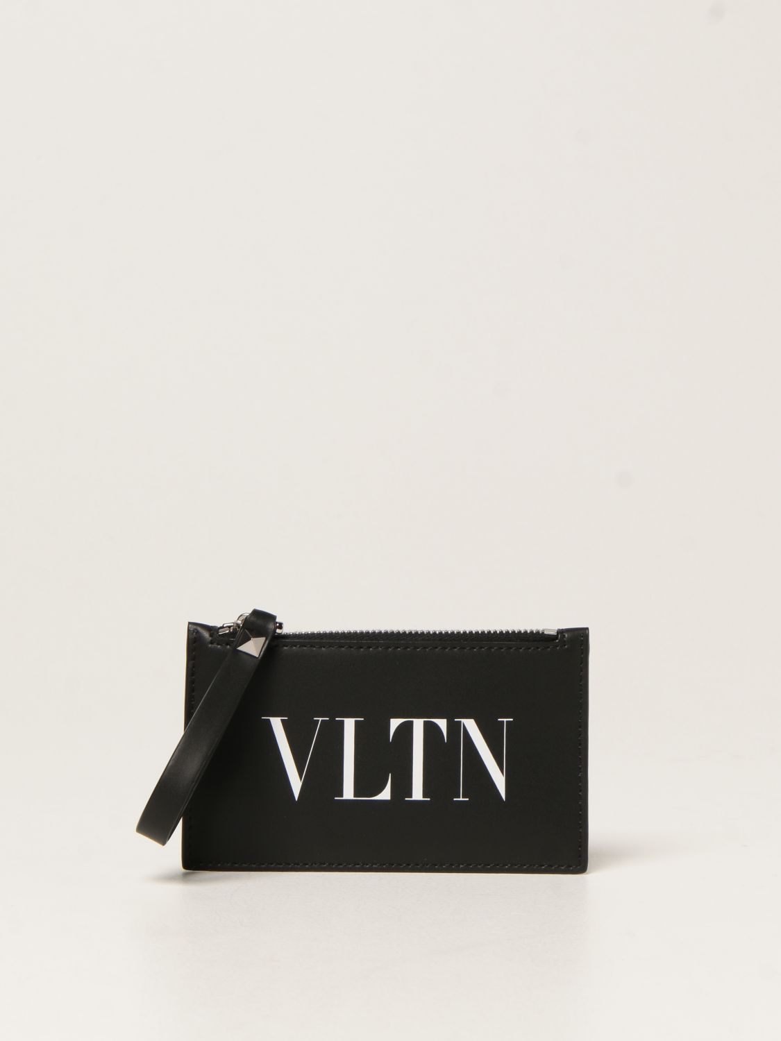 Wallet Valentino Garavani: Valentino Garavani credit card holder with VLTN logo black 1