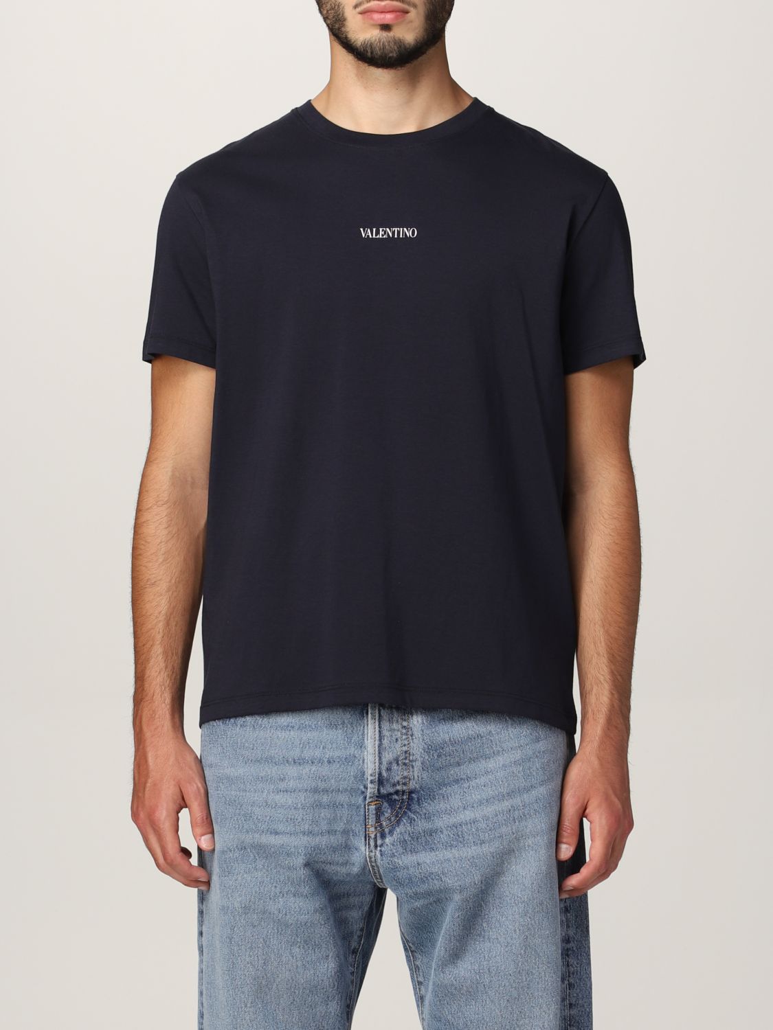 Camiseta Valentino: Camiseta hombre Valentino azul marino 1