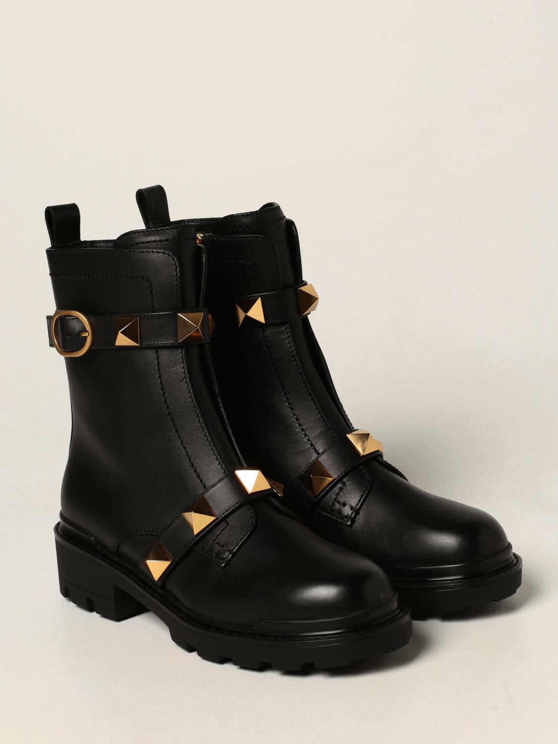 valentino flat boot