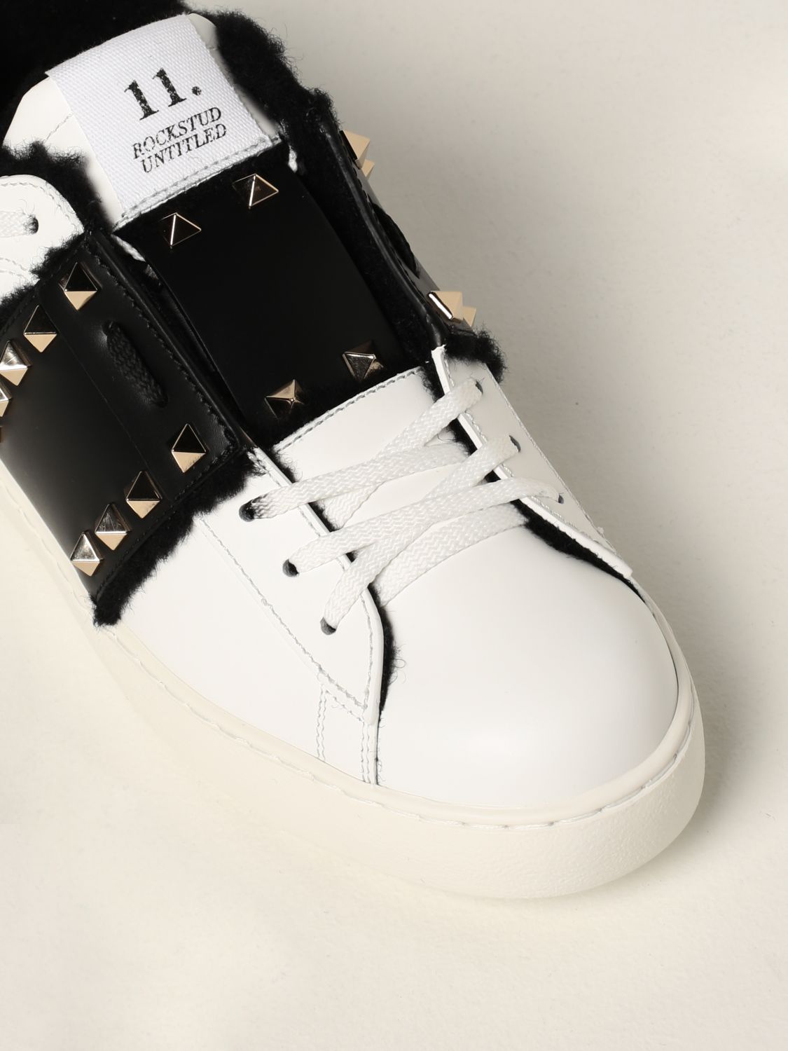 Sneakers Valentino Garavani: Valentino Garavani Rockstud Untitled leather trainers white 4