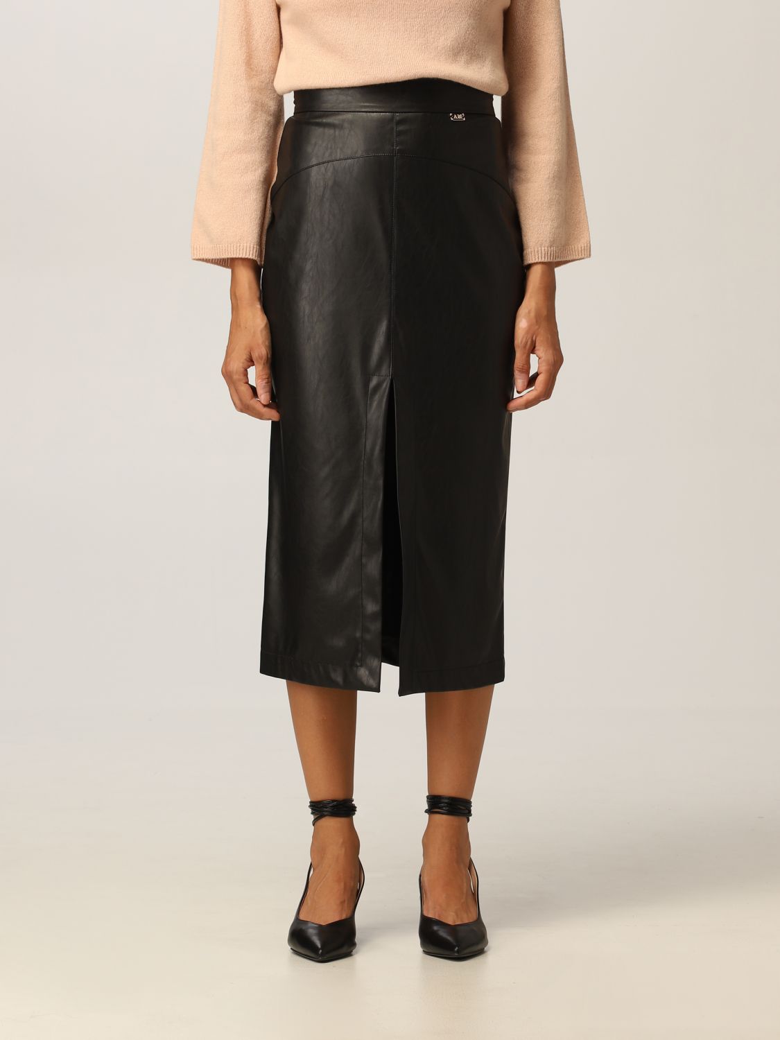 ANNA MOLINARI: skirt for women - Black | Anna Molinari skirt 7G013A ...