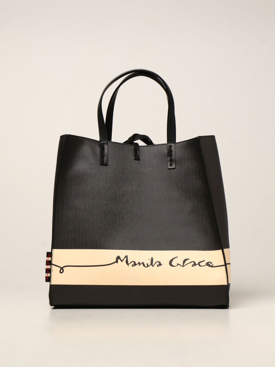 banner to bound Pilfer MANILA GRACE: Shoulder bag women - Black | Tote Bags Manila Grace B850ES  GIGLIO.COM