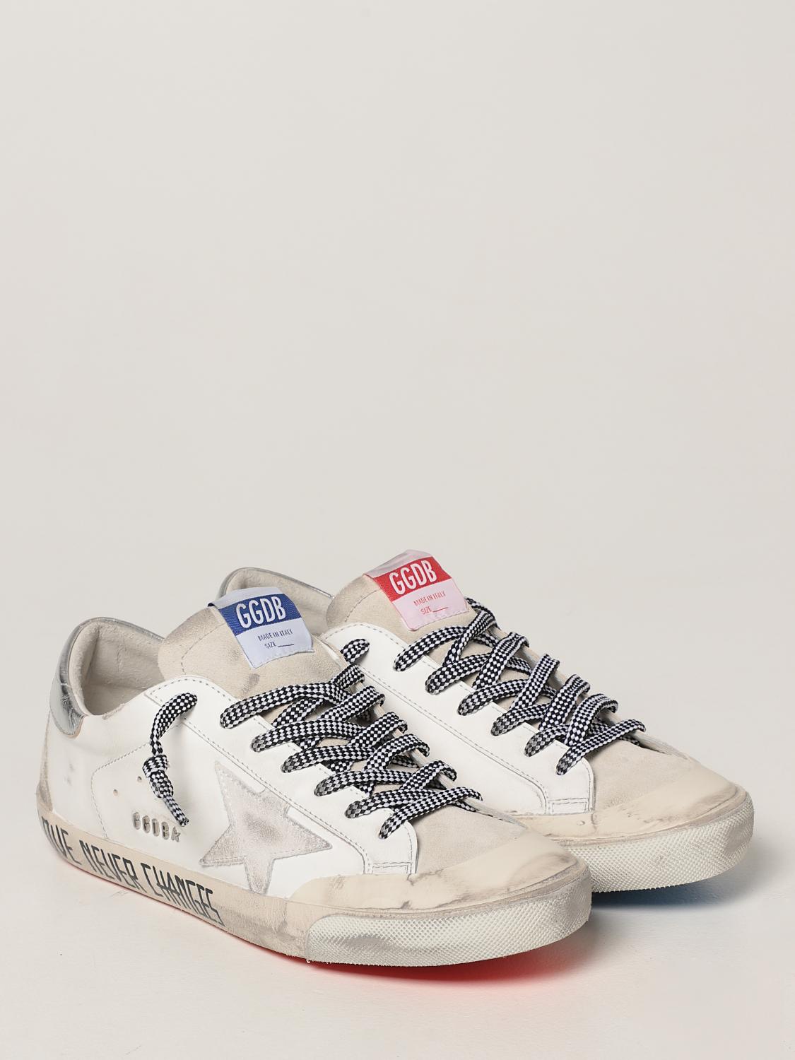 GOLDEN GOOSE: Sneakers Super-Star Penstar classic in pelle ...