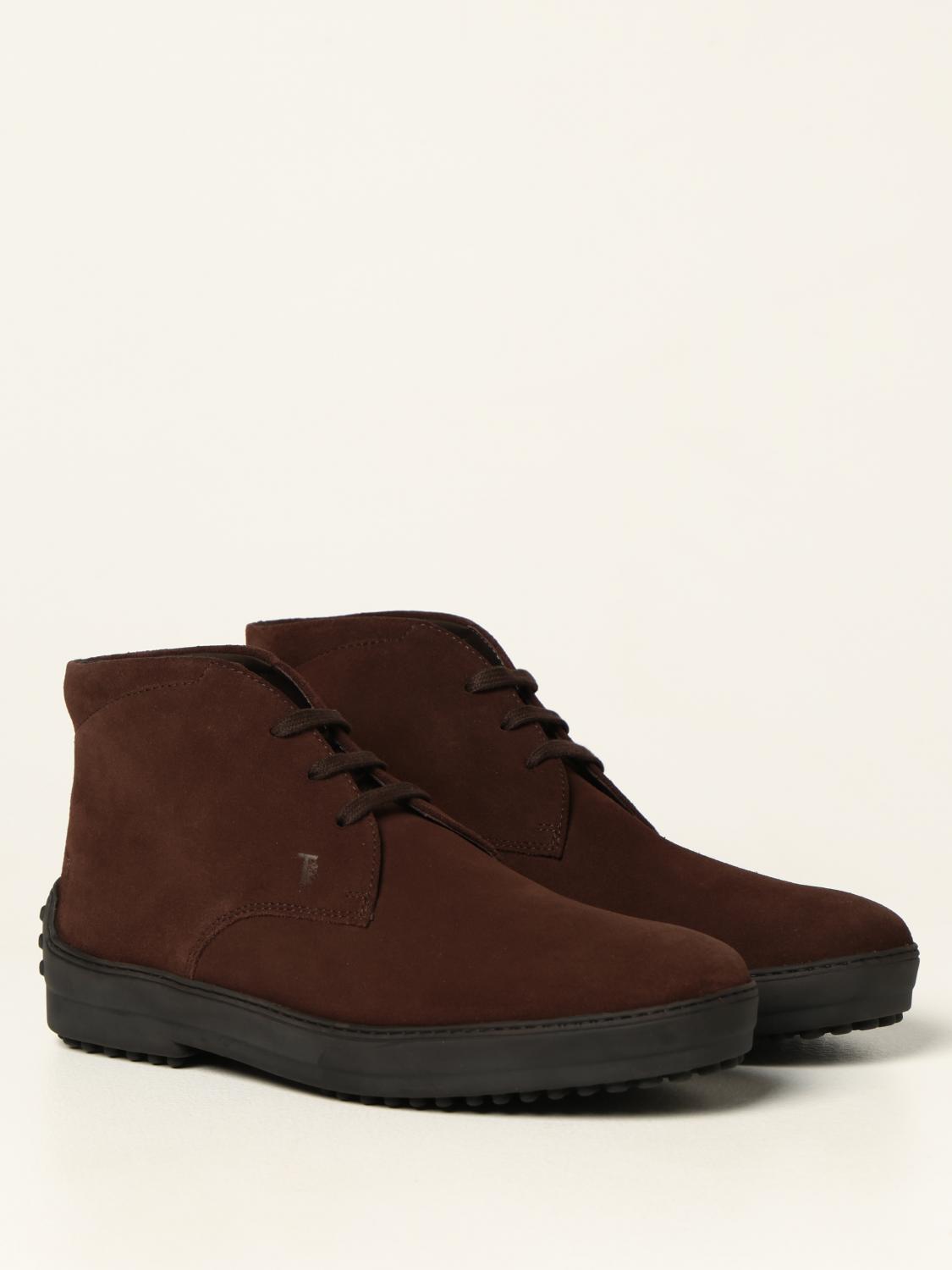 TOD'S ankle boot in suede Dark Tod's desert boots XXM0HW00D80 HSE