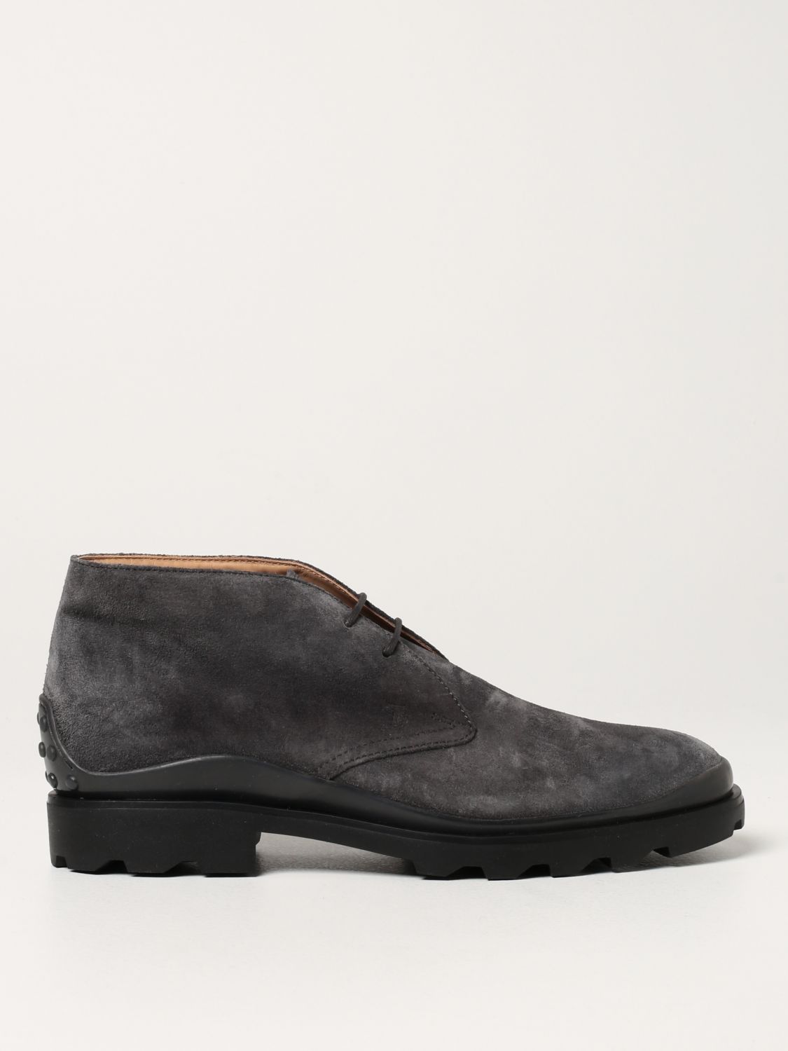Zapatos abotinados Tod's: Zapatos hombre Tod's gris 1