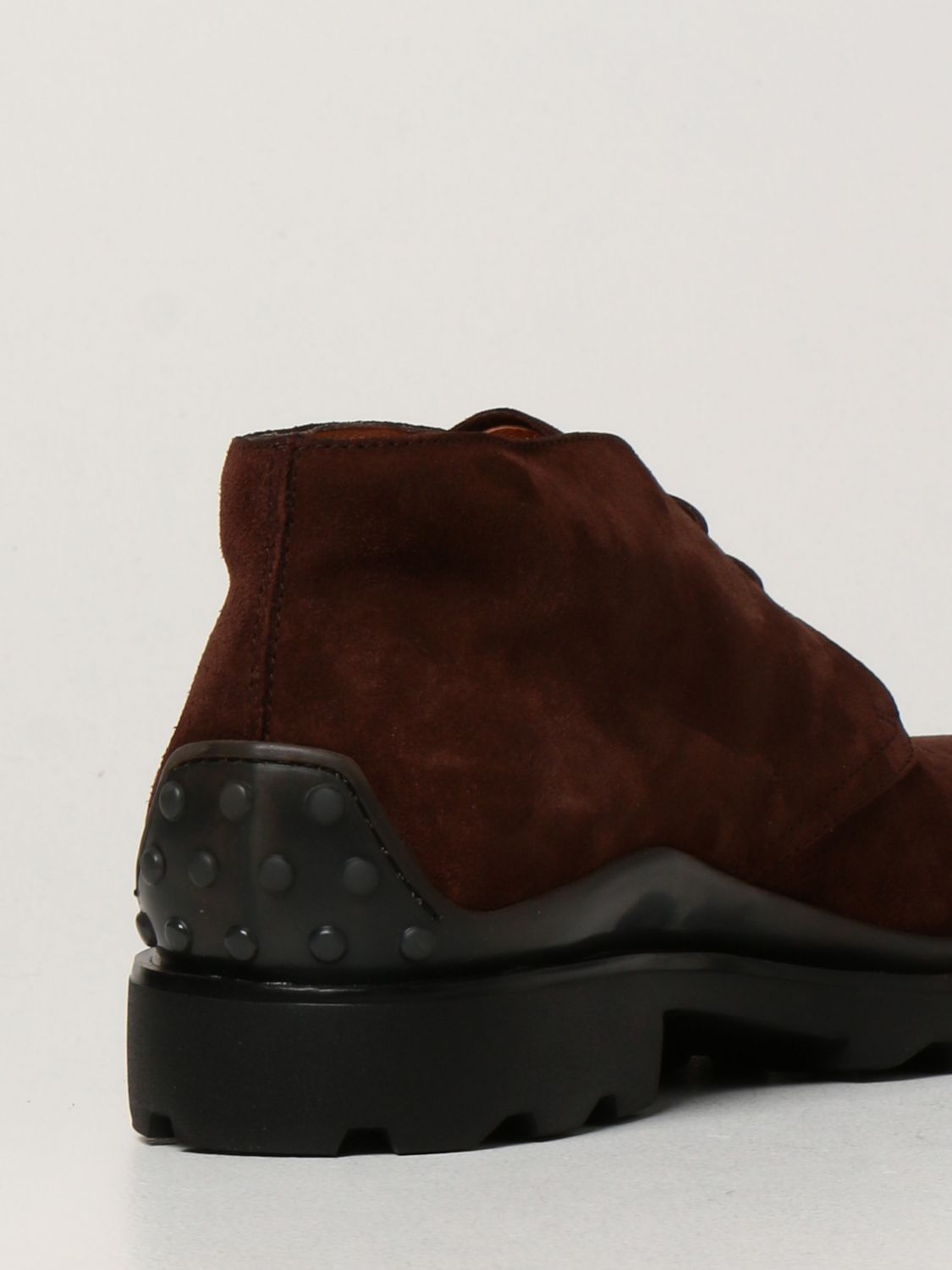 Zapatos abotinados Tod's: Zapatos hombre Tod's marrón oscuro 3