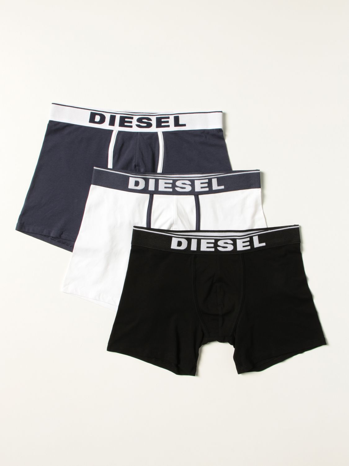 Intimo Diesel Underwear: Set 3 boxer Diesel Underwear con logo bianco 1