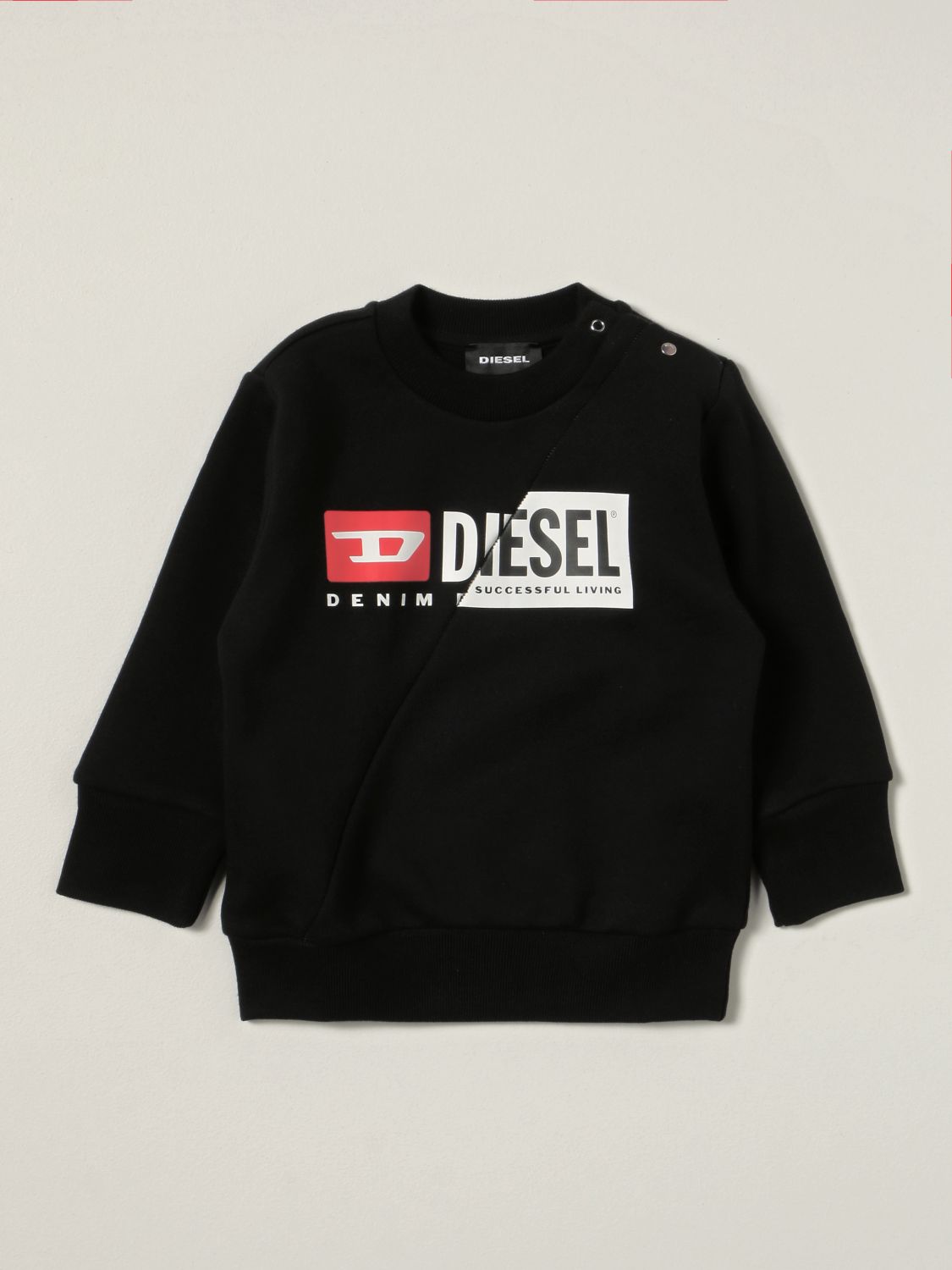 스웨터 디젤: 스웨터 Diesel 유아 블랙 1