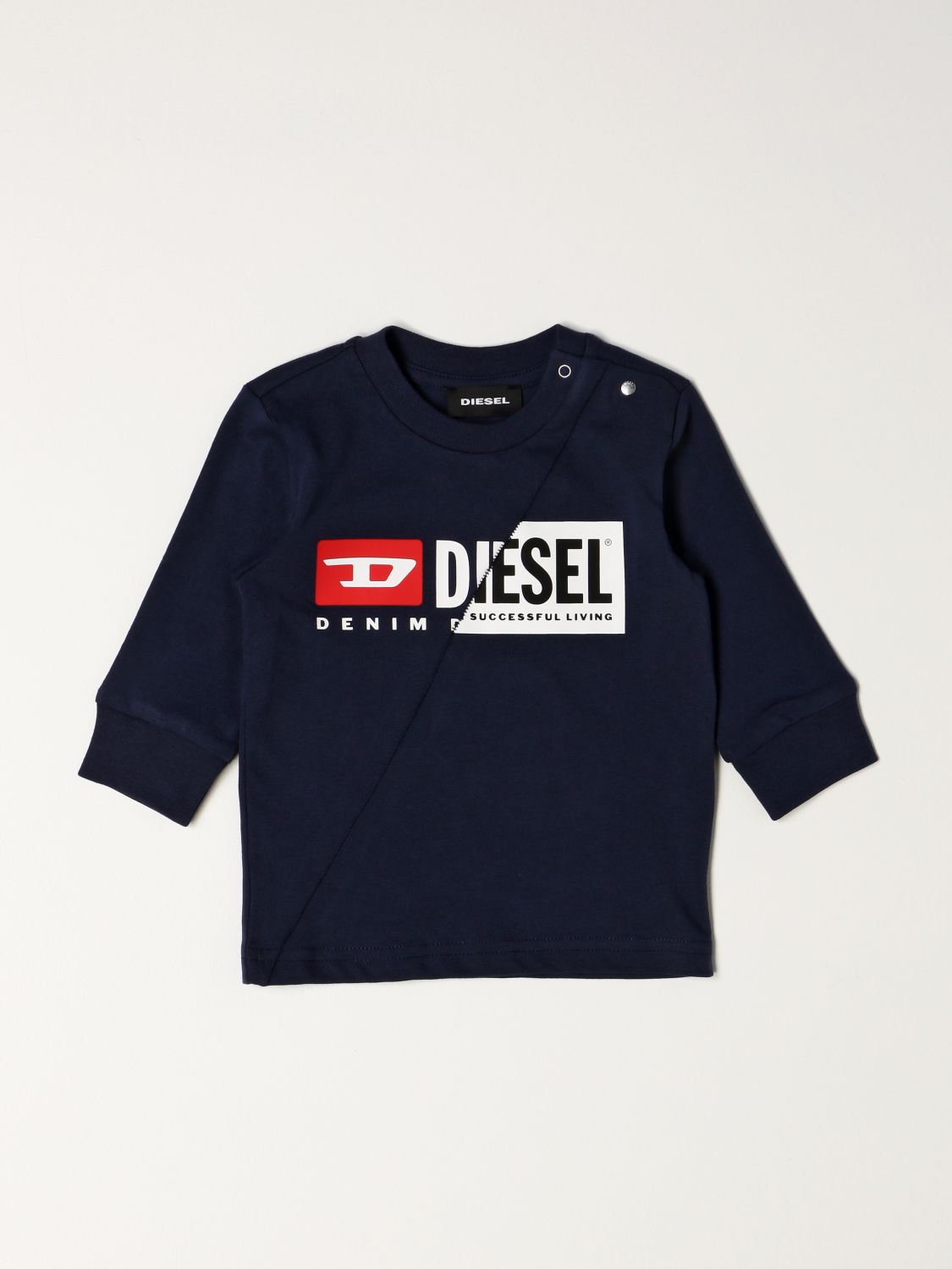 T-Shirt Diesel: T-shirt kinder Diesel blau 1