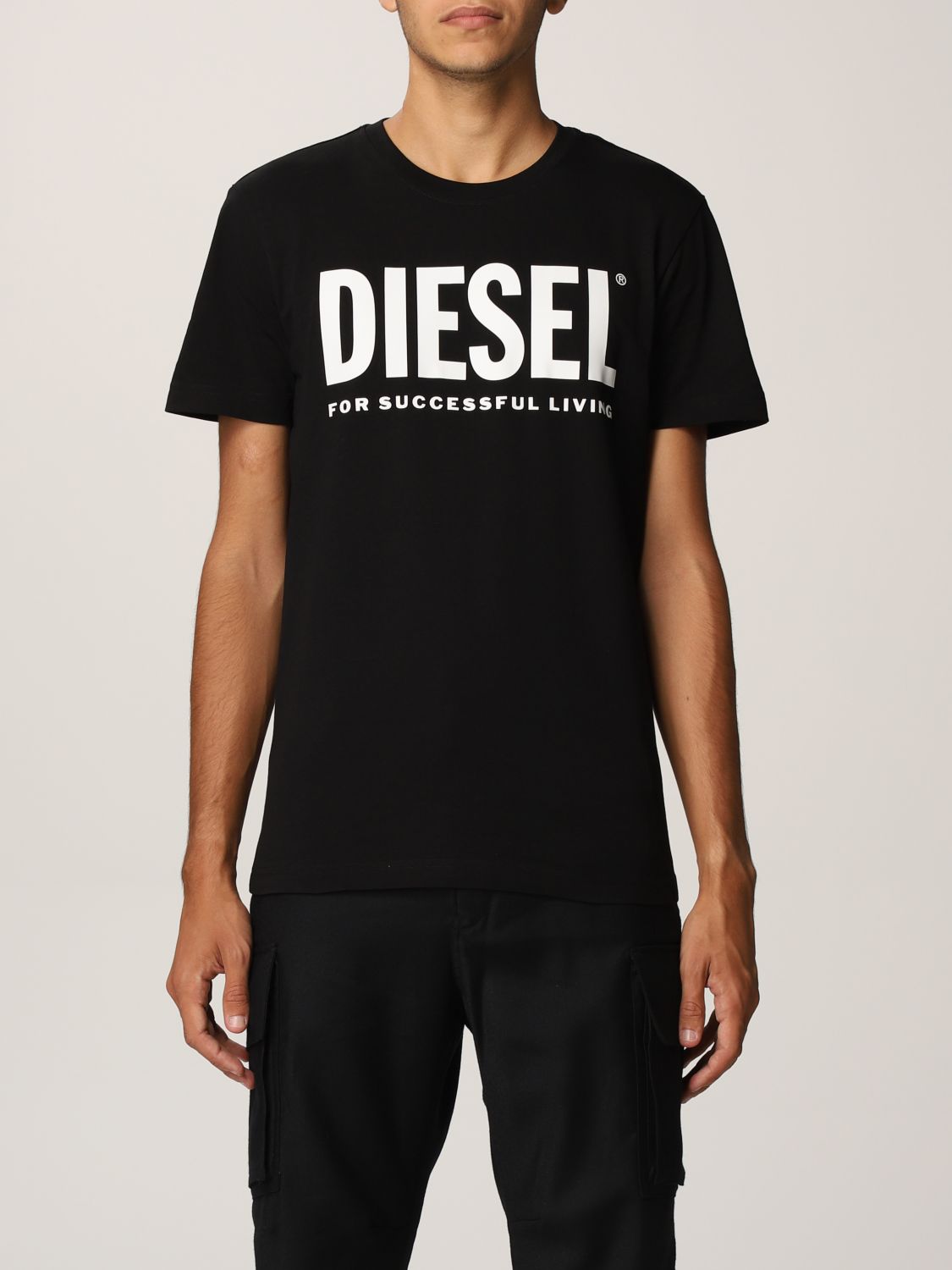 DIESEL: T-shirt men | T-Shirt Diesel Men Black | T-Shirt Diesel A02877 ...