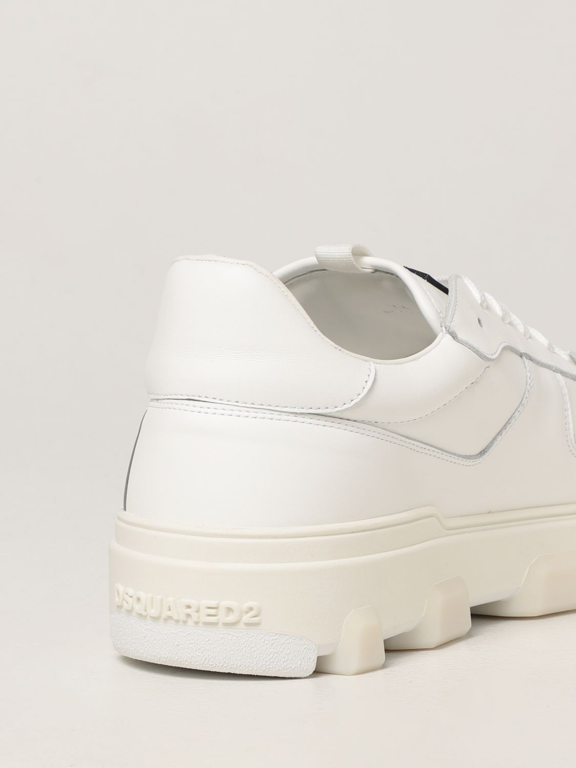 Sneakers Dsquared2: Dsquared2 Icon Basket sneakers in leather white 3