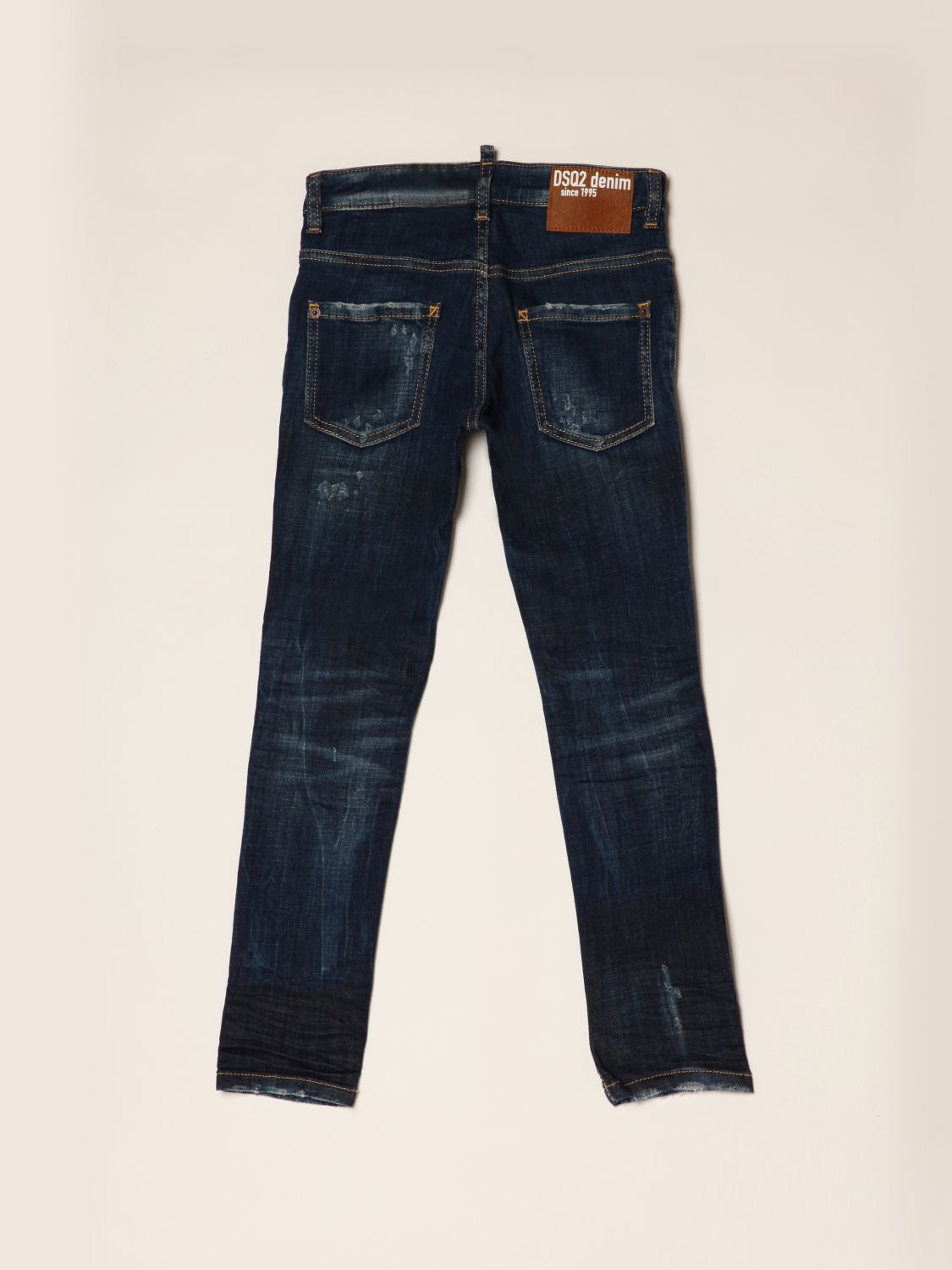 Jeans Dsquared2 Junior: Jeans a 5 tasche Dsquared2 Junior con rotture denim 2