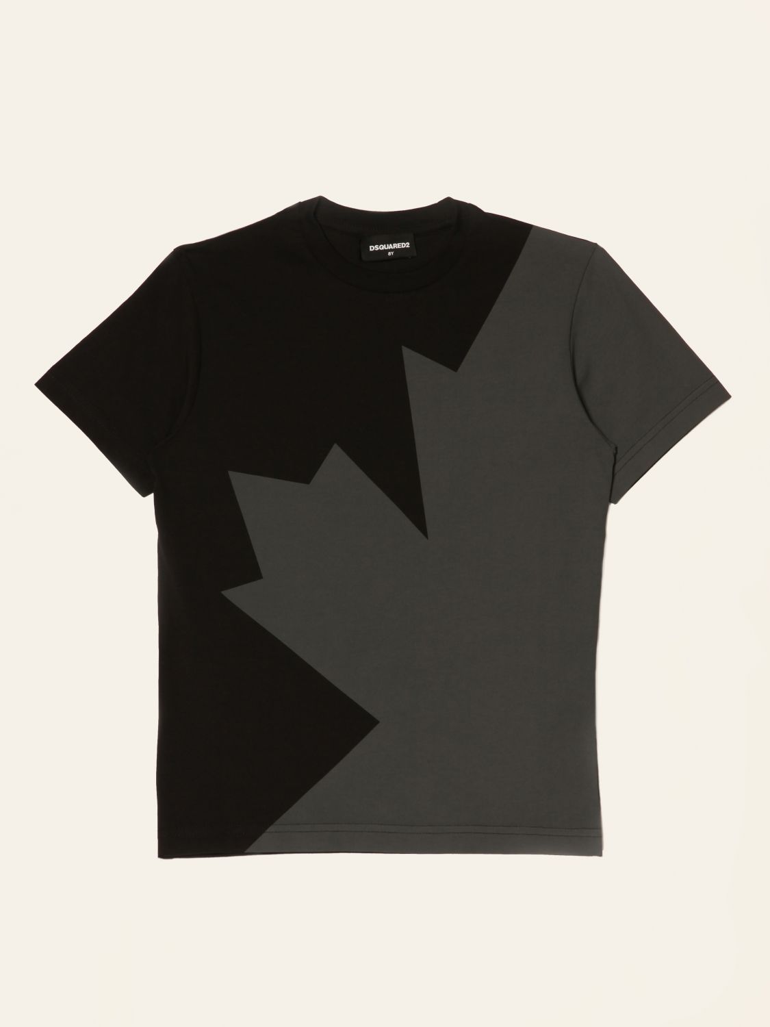 T-shirt Dsquared2 Junior: Dsquared2 Junior T-shirt in cotton with logo black 1