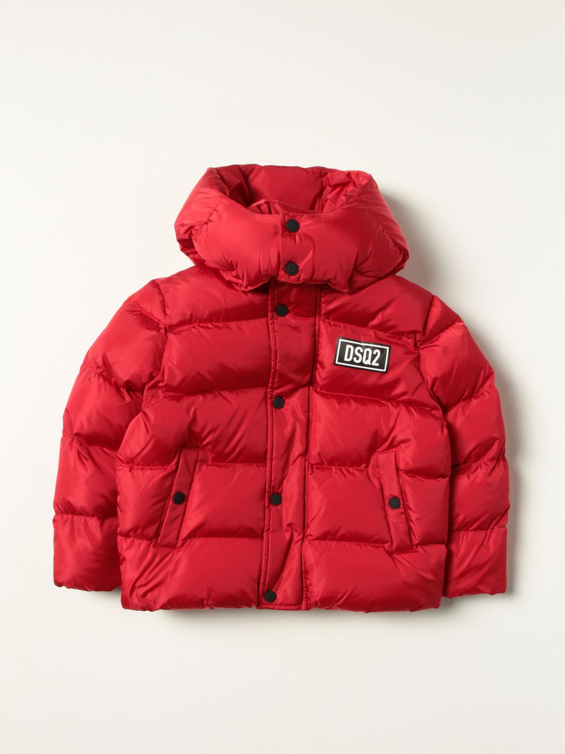 Jacket Dsquared2 Junior: Dsquared2 Junior down jacket with logo red 1