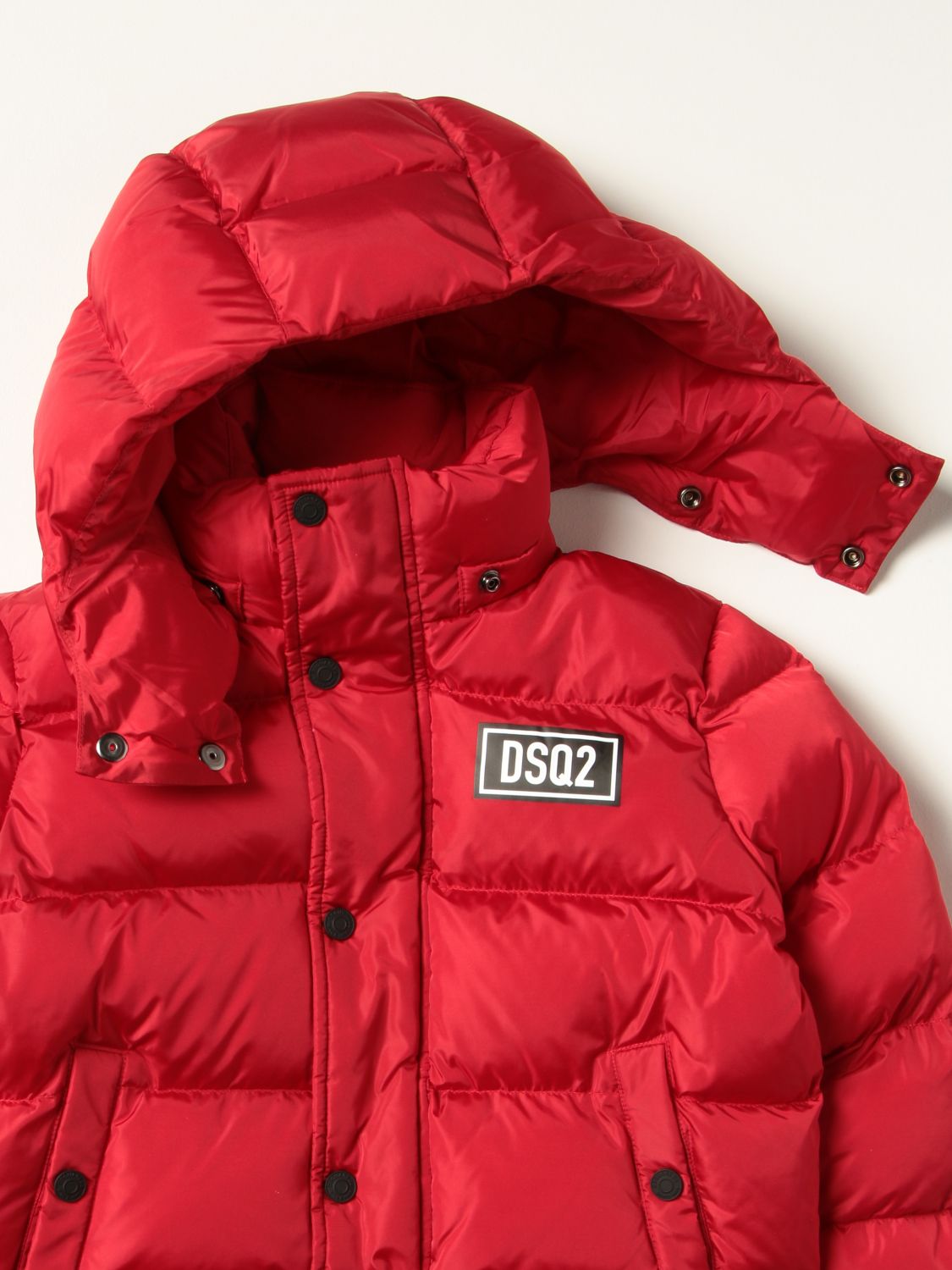 Jacket Dsquared2 Junior: Dsquared2 Junior down jacket with logo red 3