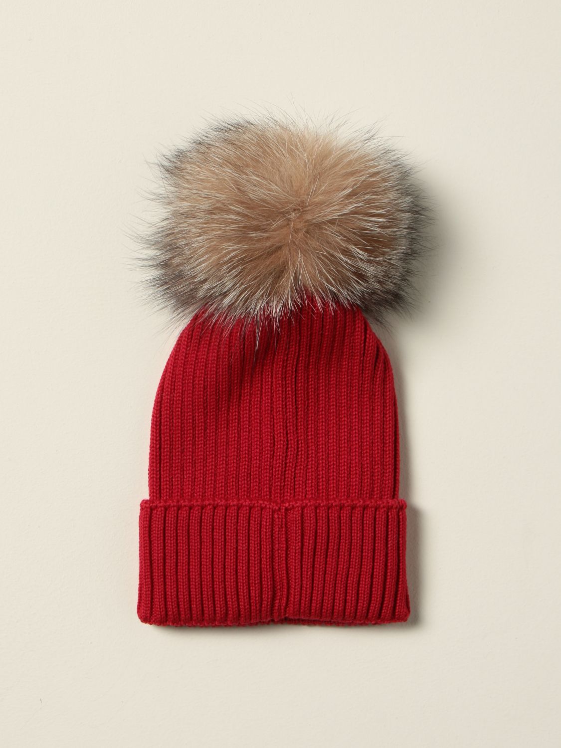 女童帽子 Moncler: 女童帽子 儿童 Moncler 红色 2