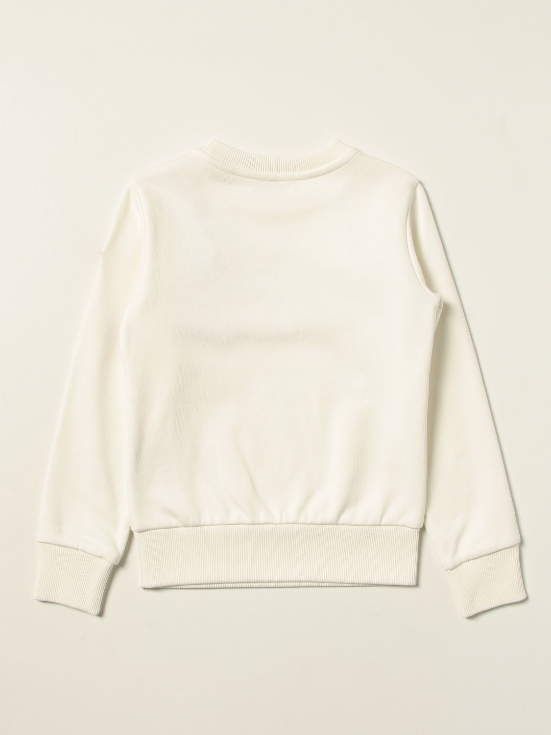 Sweater Moncler: Moncler sweatshirt in cotton blend with logo yellow cream 2