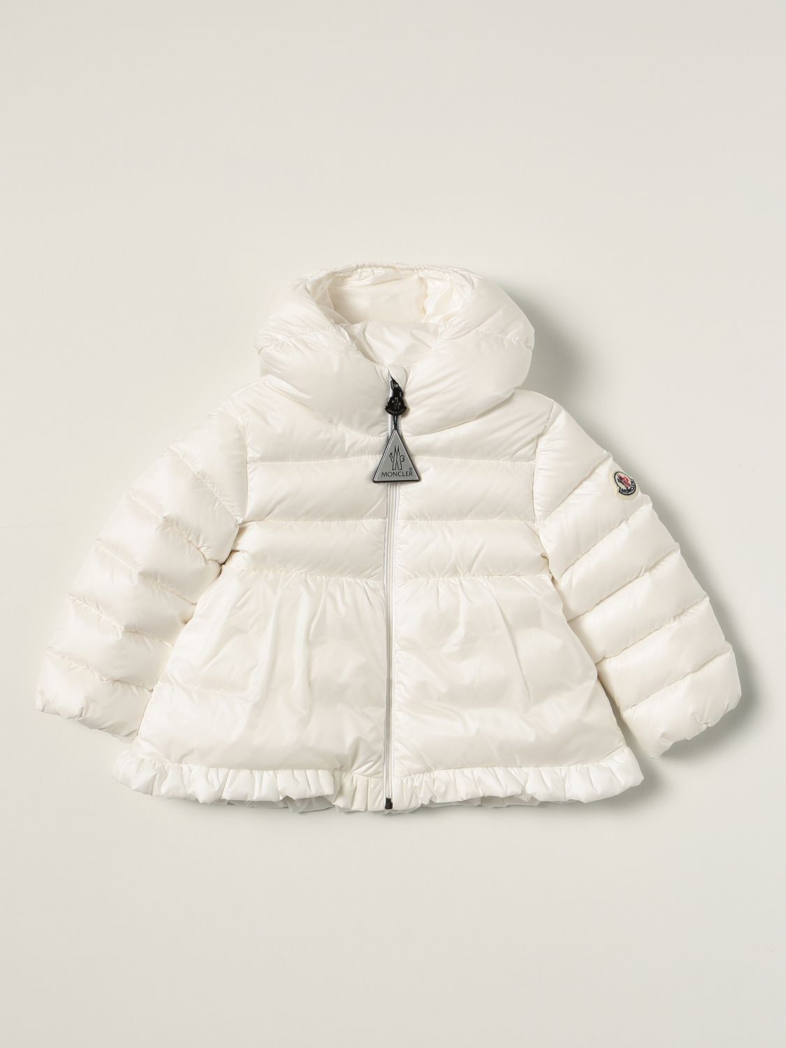 Jacket Moncler: Odile Moncler nylon down jacket white 1
