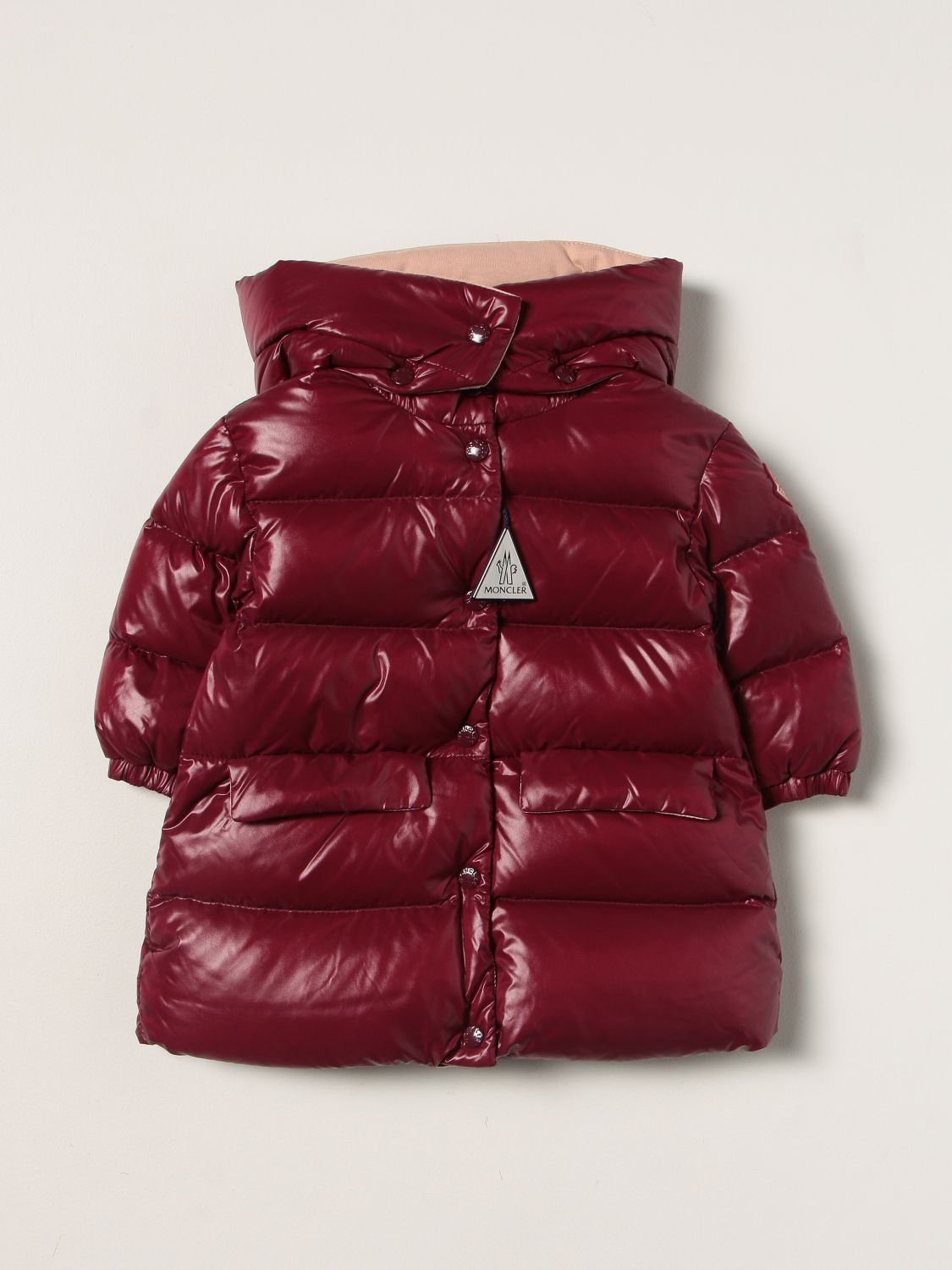 Jacket Moncler: Shiny Moncler Suna down jacket red 1