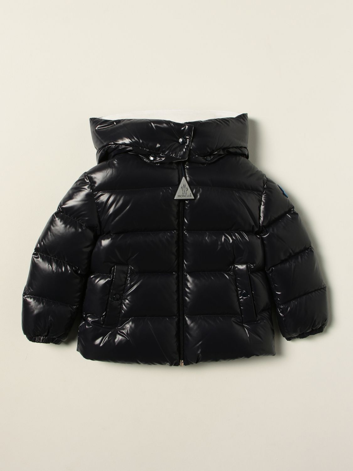 Jacket Moncler: Selen Moncler nylon jacket with panels blue 1