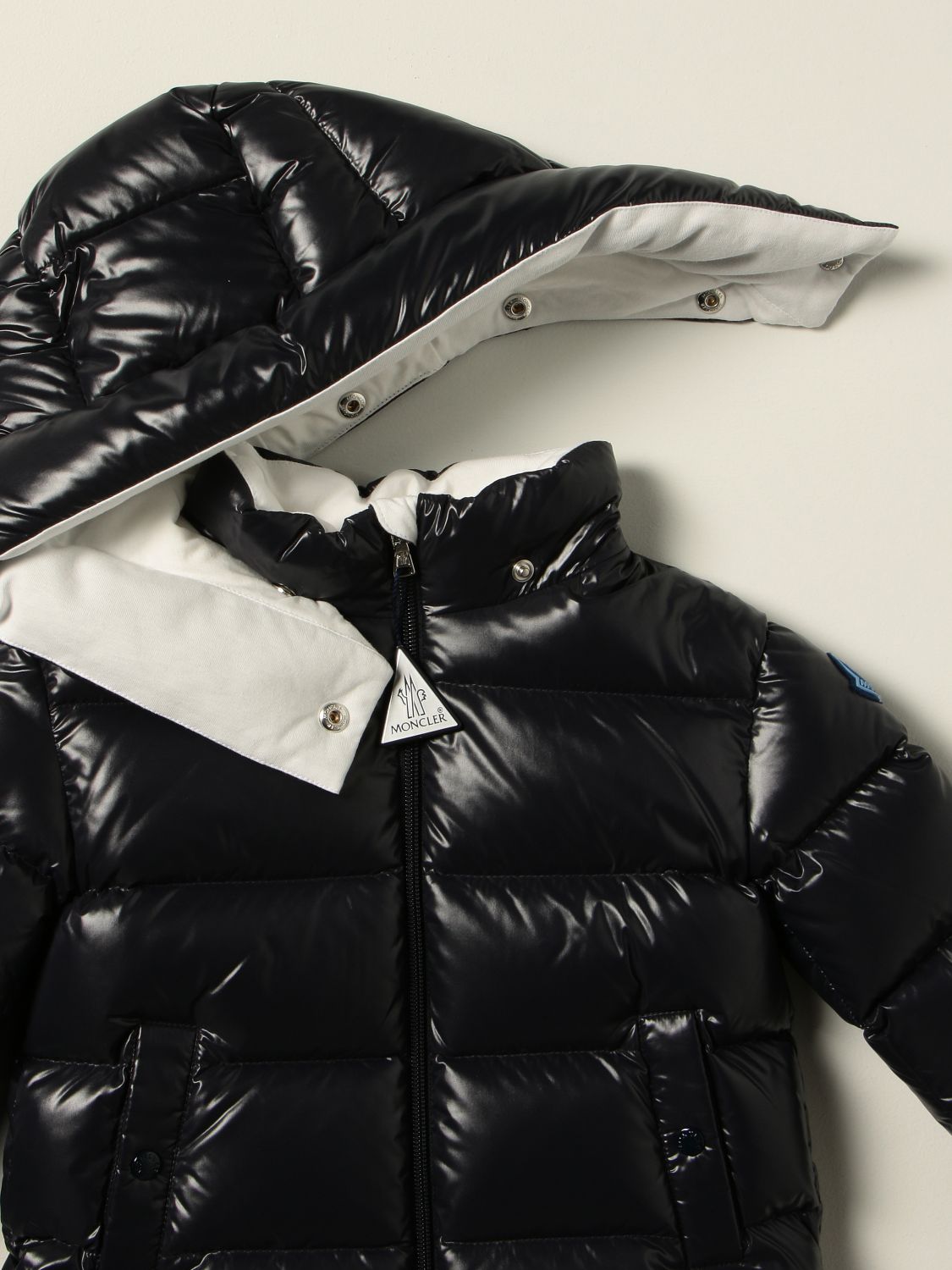 Jacket Moncler: Selen Moncler nylon jacket with panels blue 3