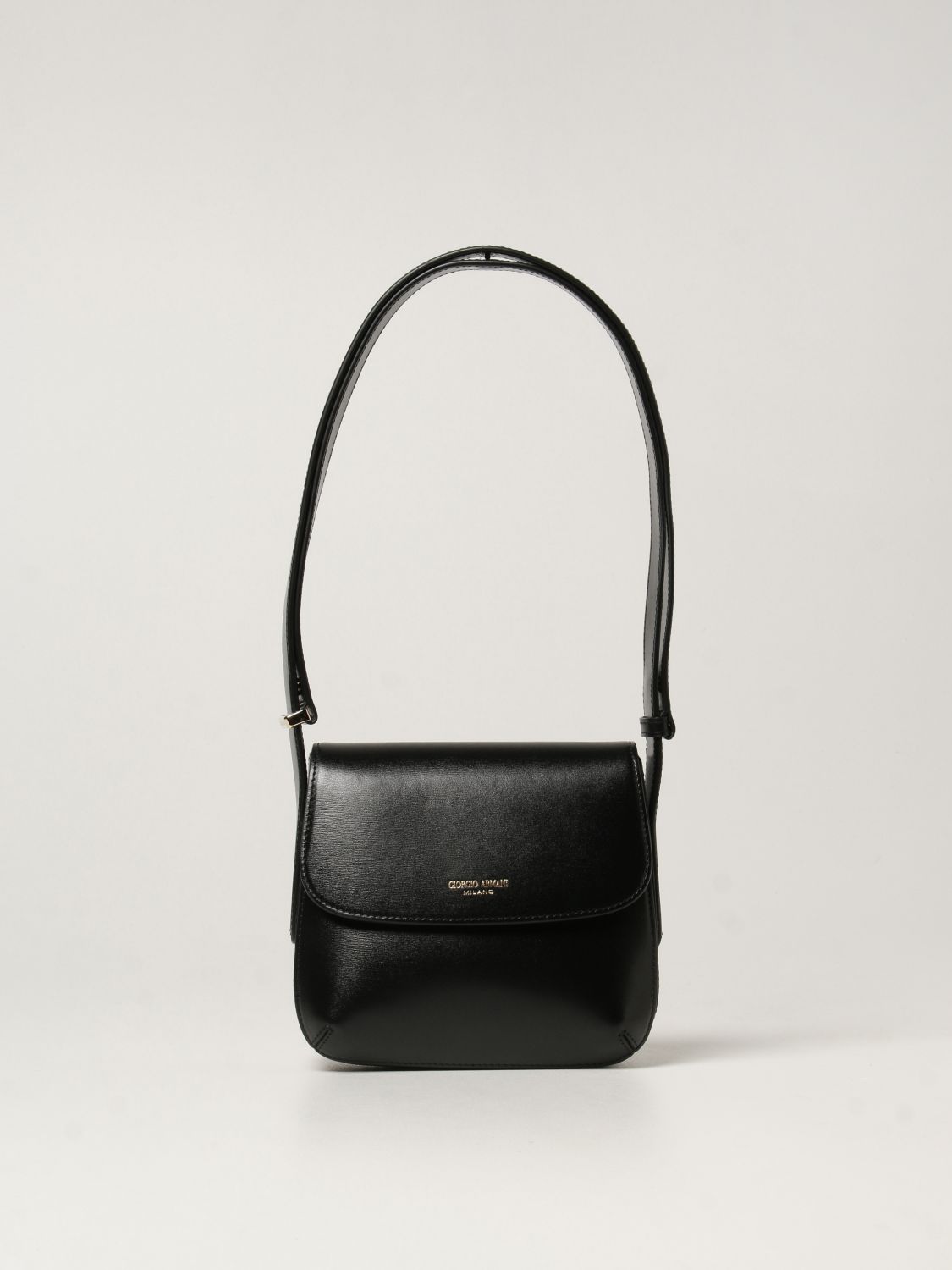 Shoulder bag Giorgio Armani: La Prima Giorgio Armani bag in textured leather black 1