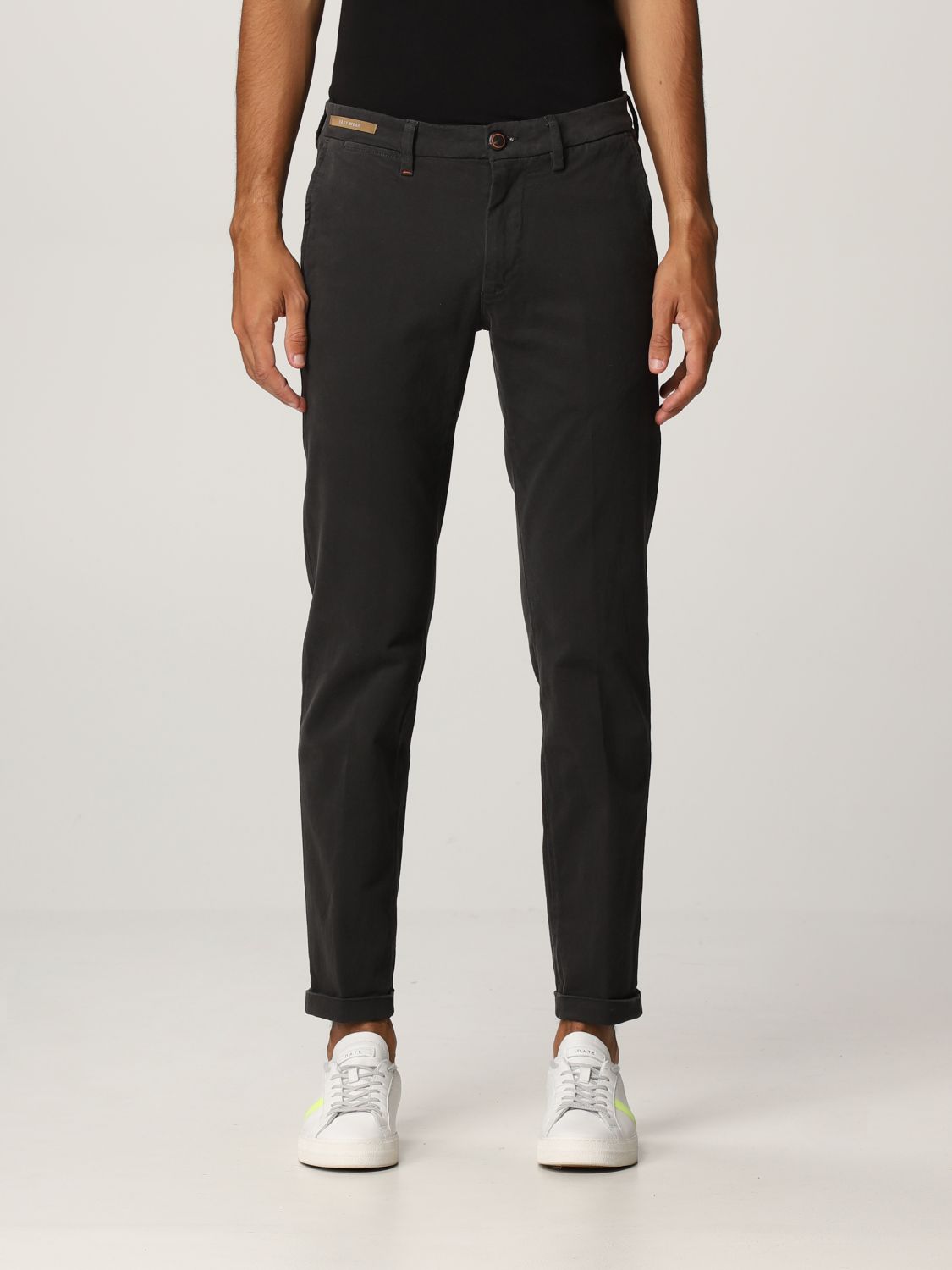 RE-HASH: Mucha pants in stretch cotton - Charcoal | Pants Re-Hash P249 ...