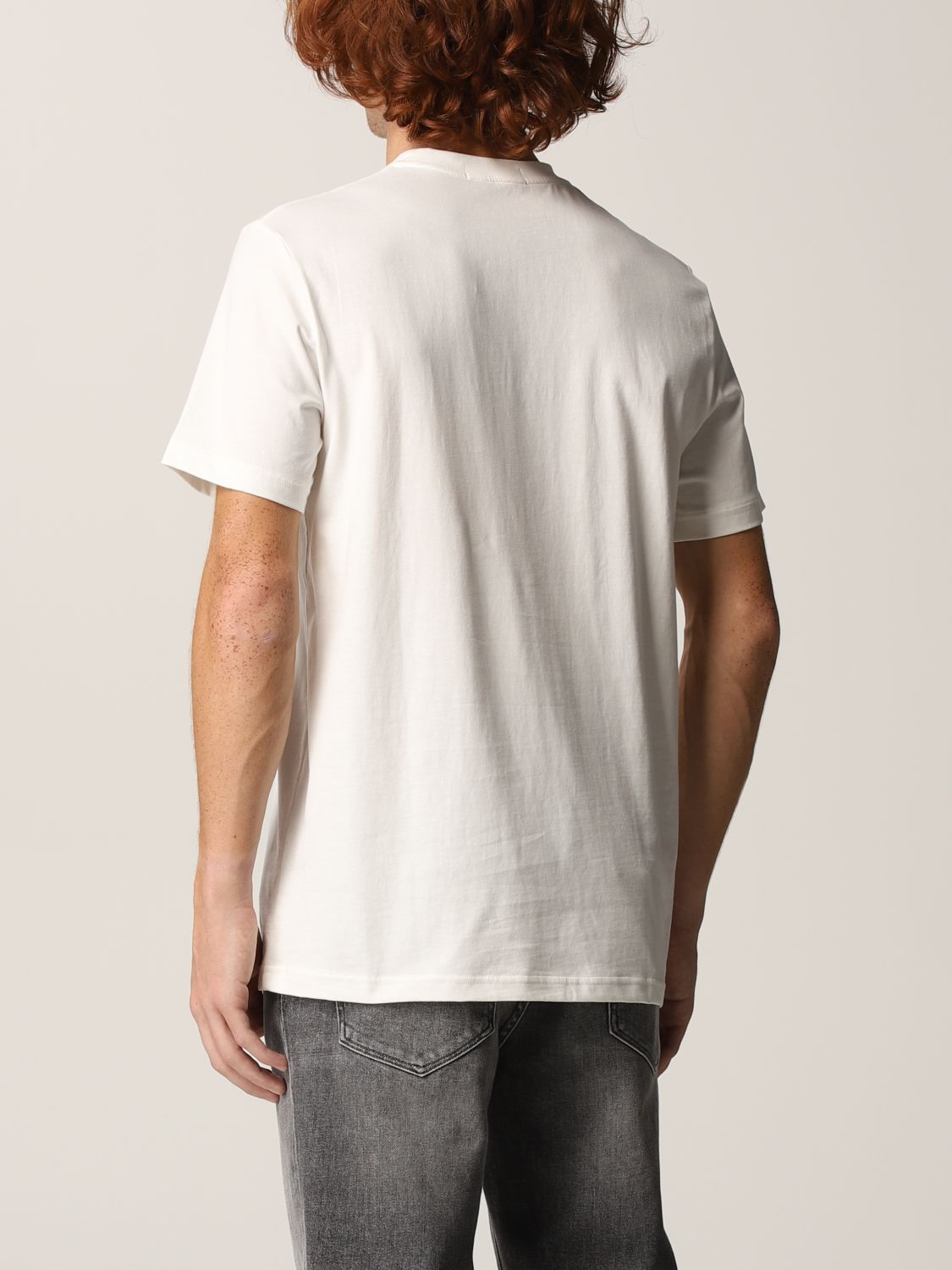 FRED PERRY: t-shirt for man - White | Fred Perry t-shirt M2706 online ...