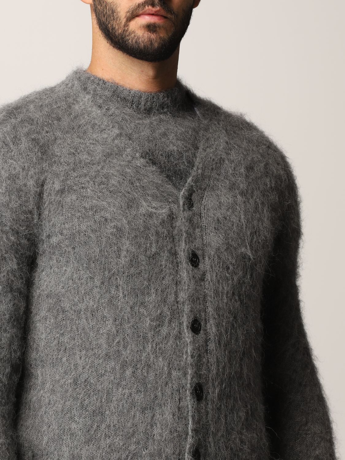 Cardigan Grifoni: Pull homme Grifoni gris 5