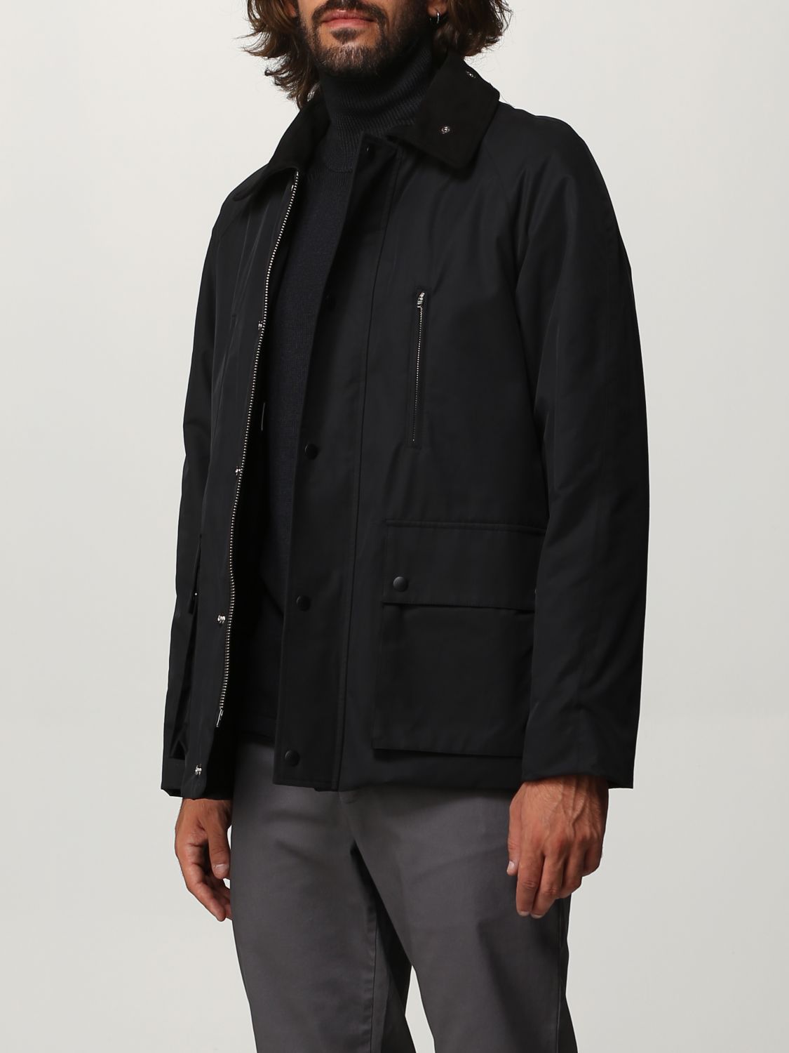 Giacca Grifoni: Coat con collo velluto nero 3