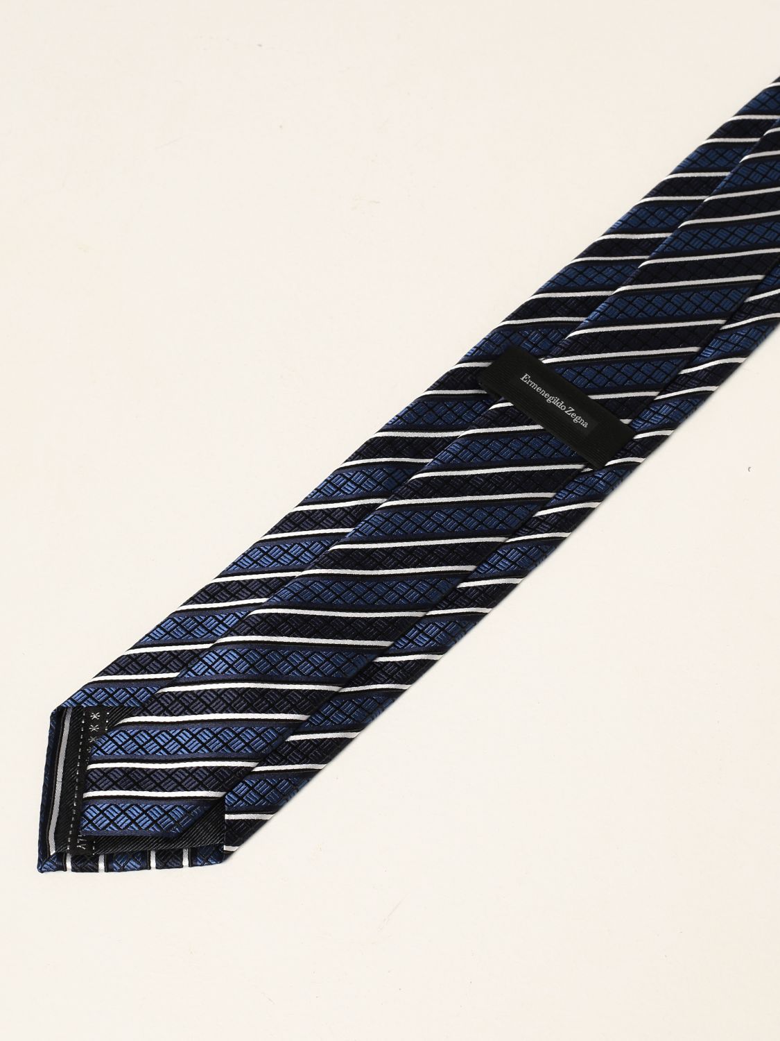 Corbata Ermenegildo Zegna: Corbata hombre Ermenegildo Zegna azul marino 2