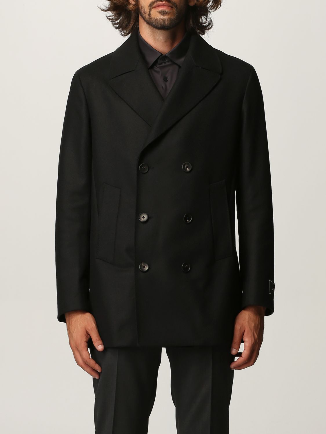 Z ZEGNA: coat for man - Black | Z Zegna coat 4DG6G0 289 online on ...