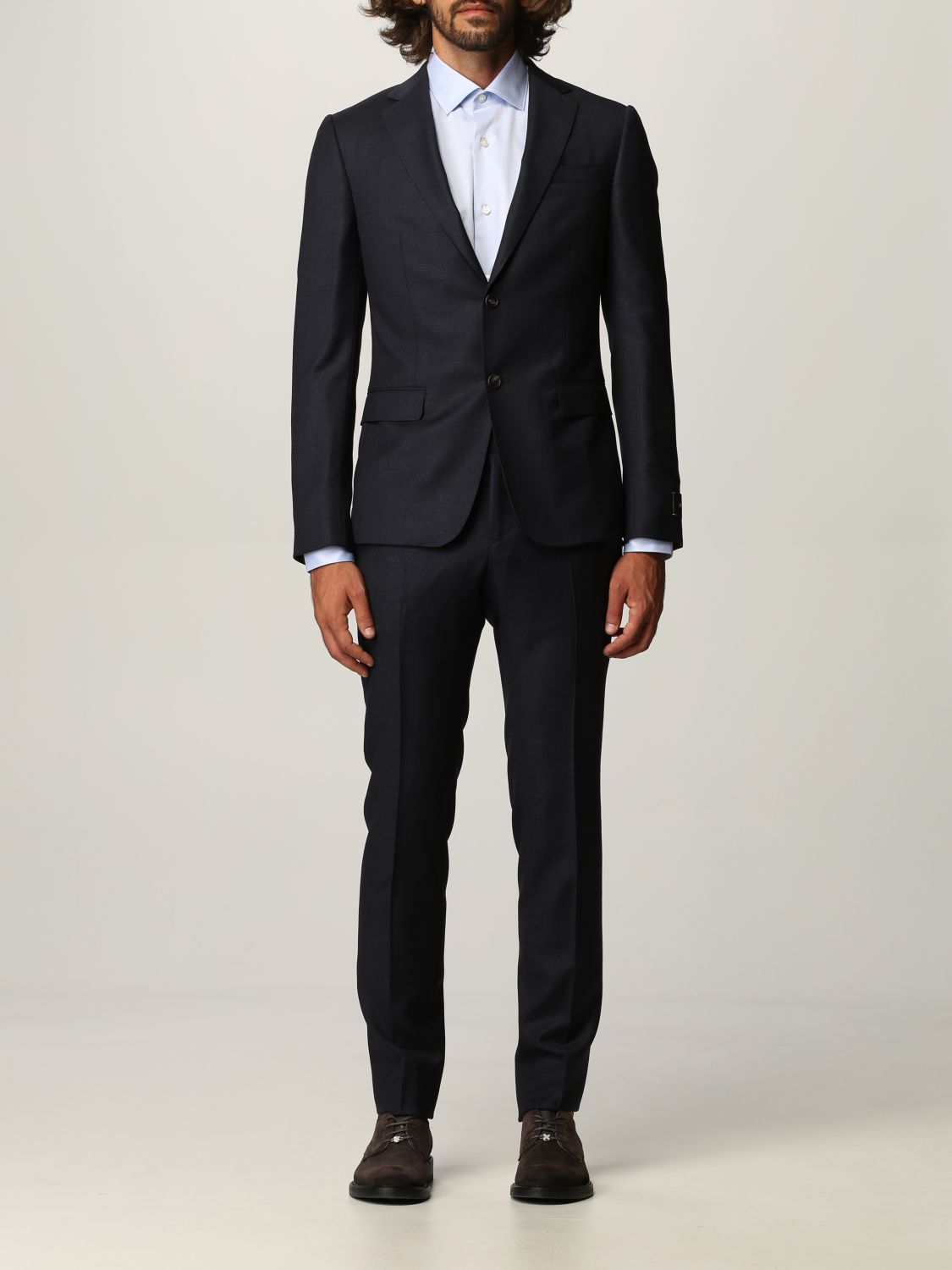 Z ZEGNA: suit for man - Blue | Z Zegna suit 281CGA 222 online on GIGLIO.COM