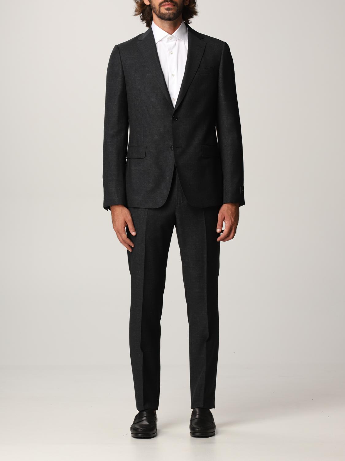 Z Zegna Outlet: Abito in lana - Grigio 1 | Abito Z Zegna 281CGA 222  GIGLIO.COM