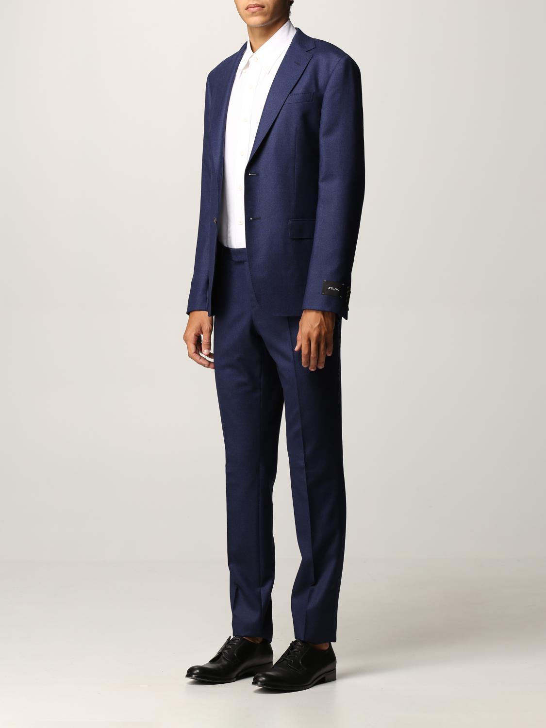 Z ZEGNA: suit for man - Blue | Z Zegna suit 2G9AGA 230 online on 