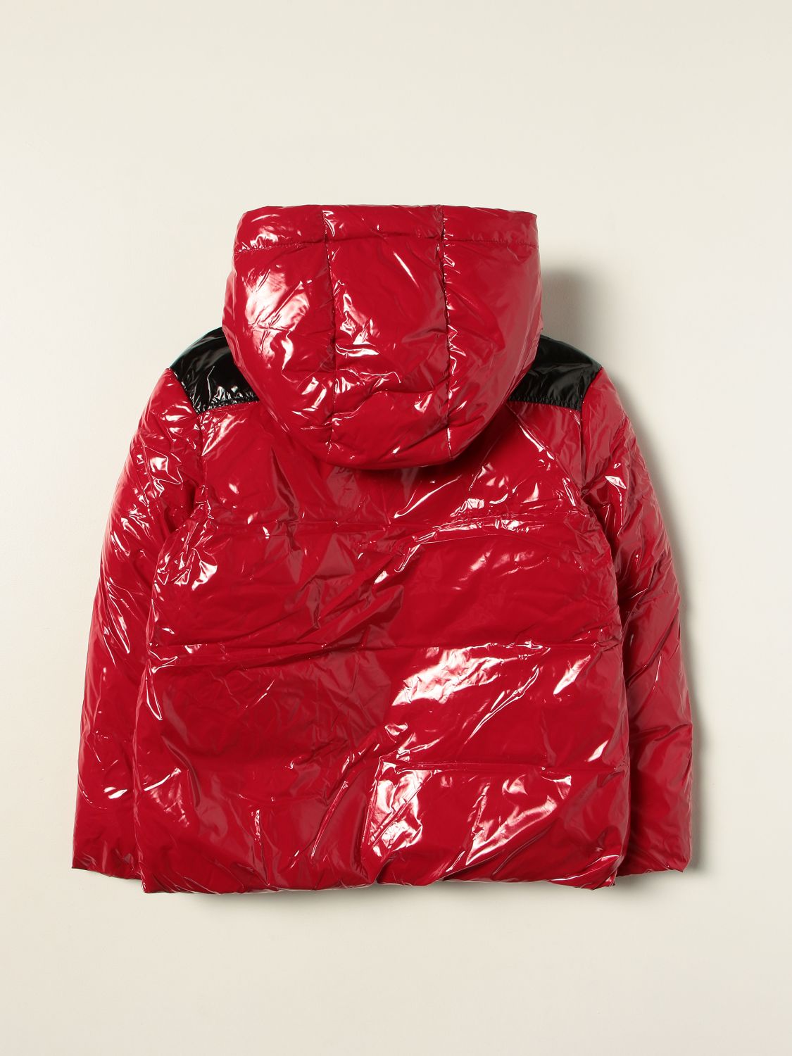 Jacket N° 21: N ° 21 down jacket in padded nylon with logo red 2