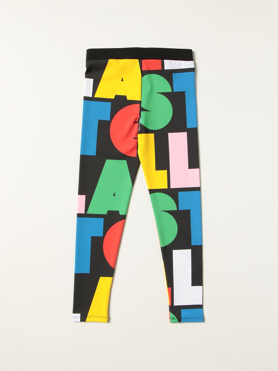 Trousers Stella Mccartney: Stella McCartney leggings with colour-block lettering multicolor 2
