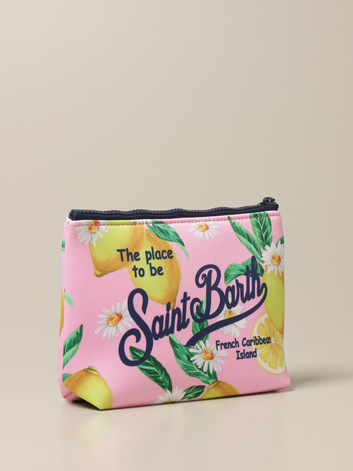 MC2 SAINT BARTH: Sac port?� ?�paule femme - Rose | Sac Pochette Mc2 Saint Barth ALINE CITRUS 