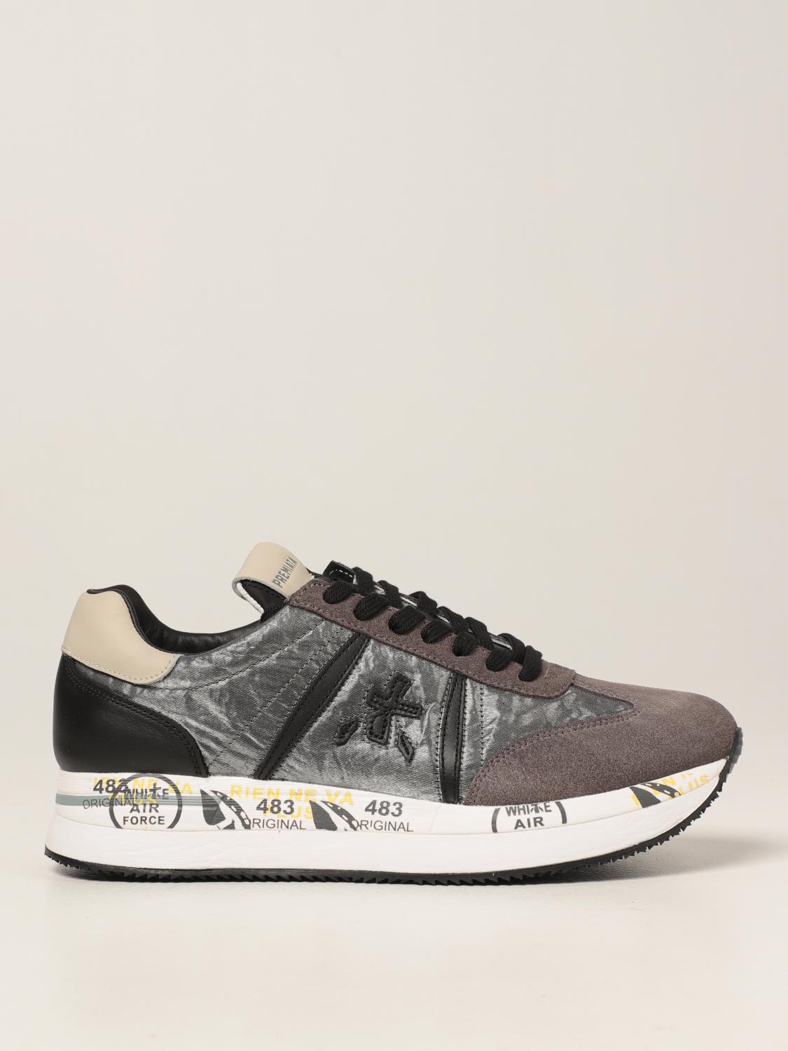 PREMIATA: cConny sneakers in iridescent fabric | Sneakers Premiata ...