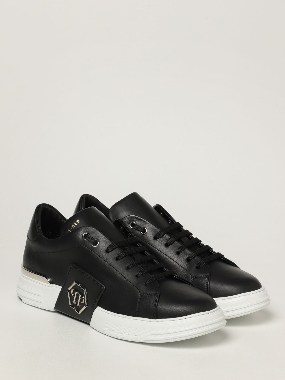 Trainers Philipp Plein: Philipp Plein trainers in leather with logo black 2