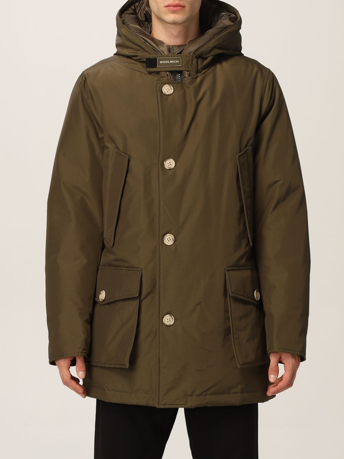 WOOLRICH: jacket for man - Green | Woolrich jacket CFWOOU0483MRUT0001 ...