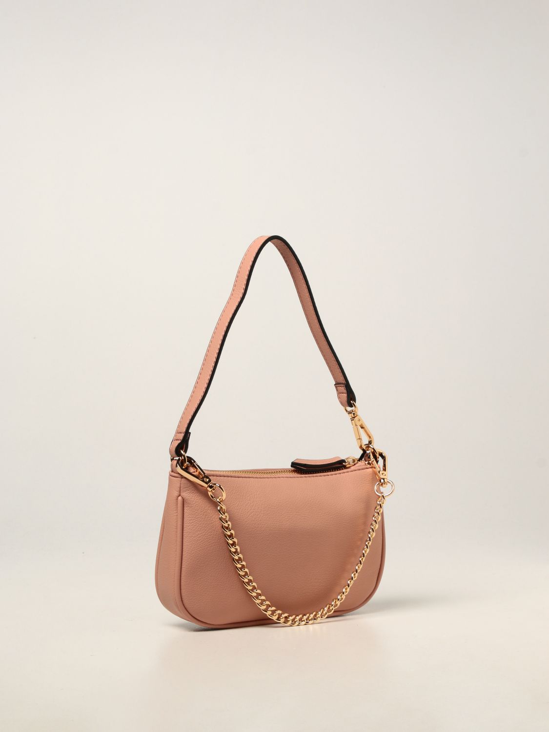 Shoulder bag Twinset: Twin-set bag in synthetic leather with logo pink 2