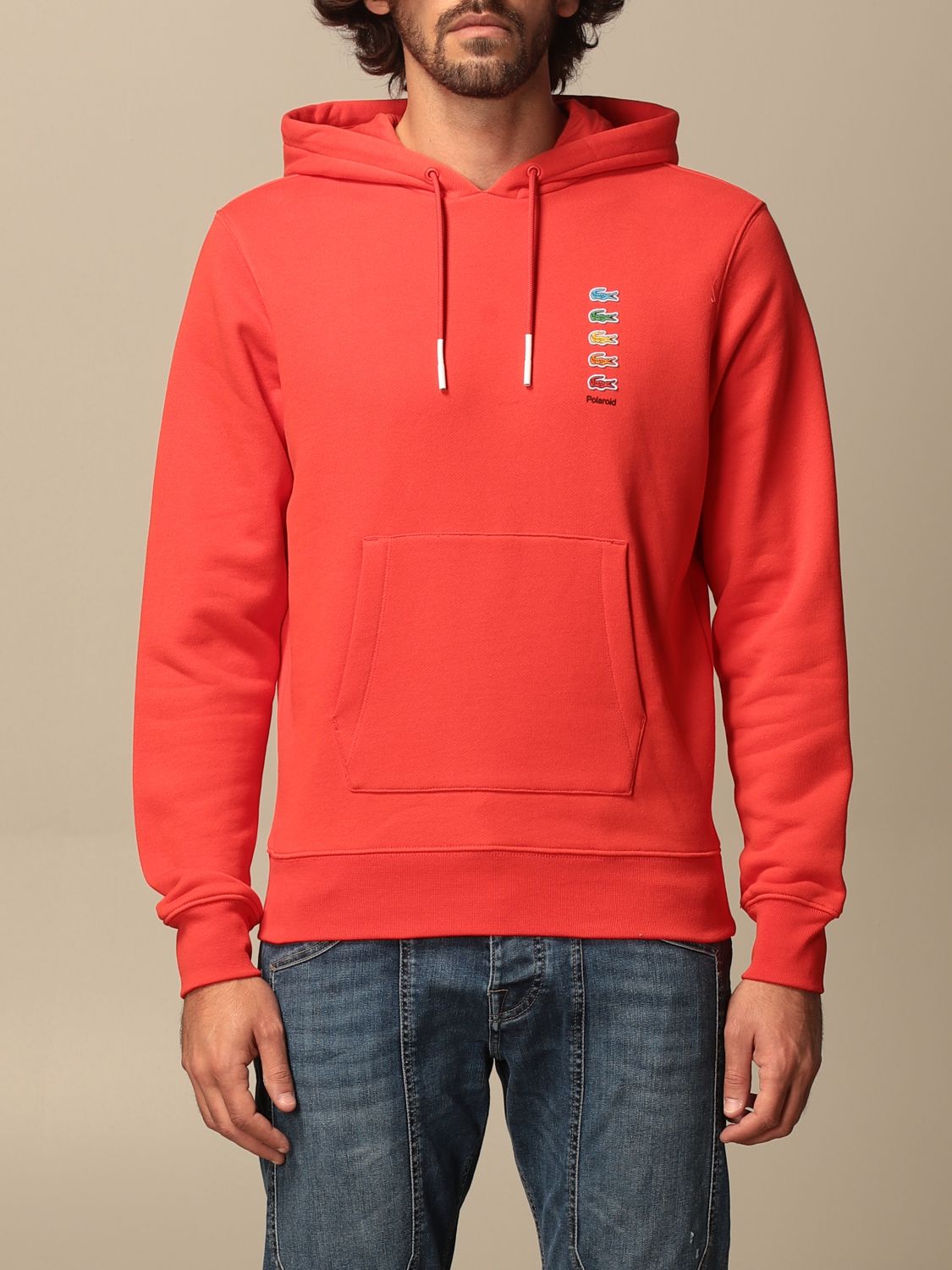 Selvforkælelse uklar navigation LACOSTE X POLAROID: logo hoodie | Sweatshirt Lacoste X Polaroid Men Red | Sweatshirt  Lacoste X Polaroid SH5661 GIGLIO.COM