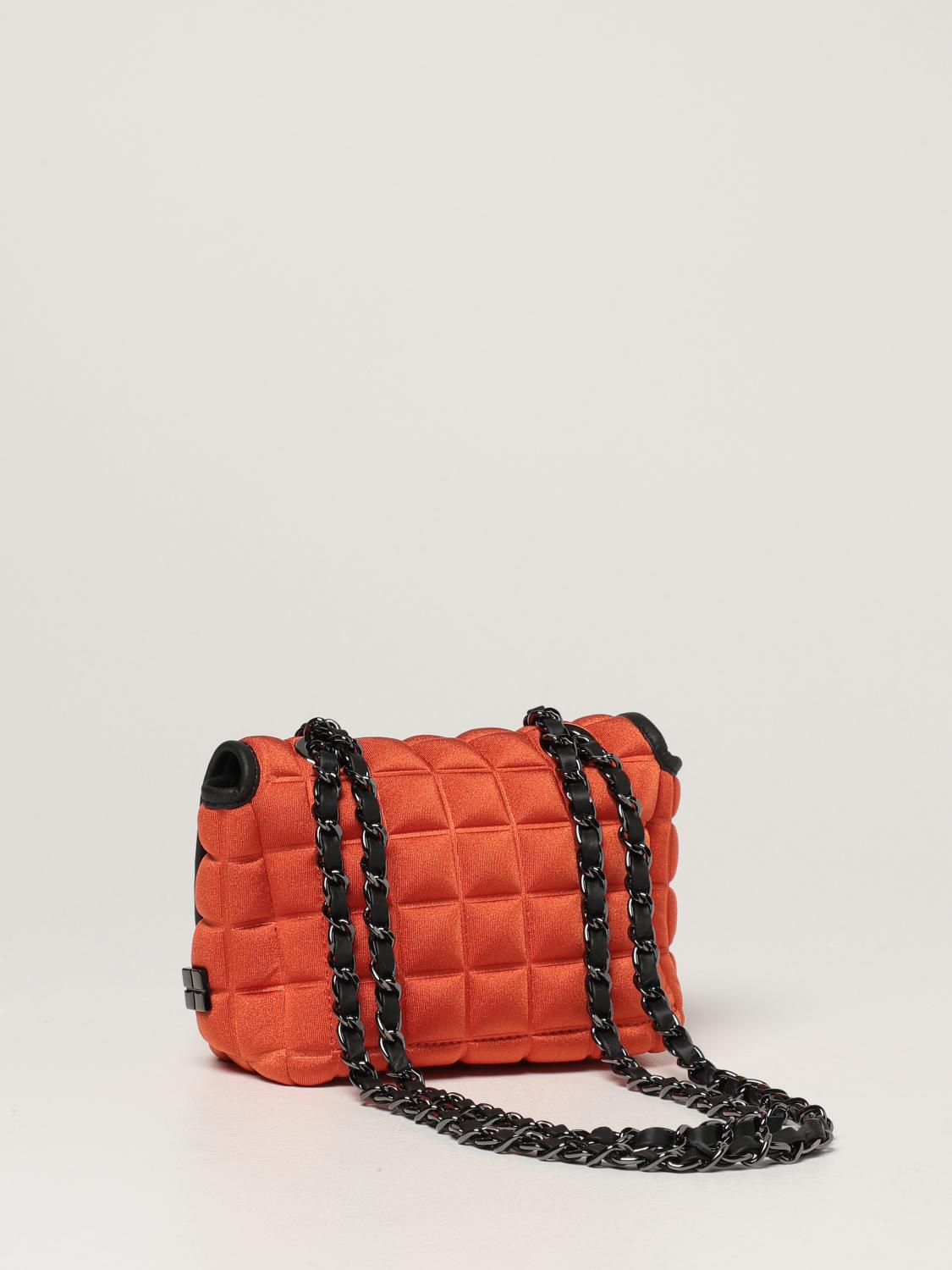 orange mini handbag