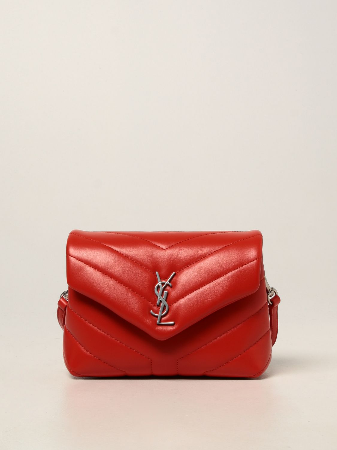 Мини-сумка Saint Laurent: Наплечная сумка Женское Saint Laurent красный 1