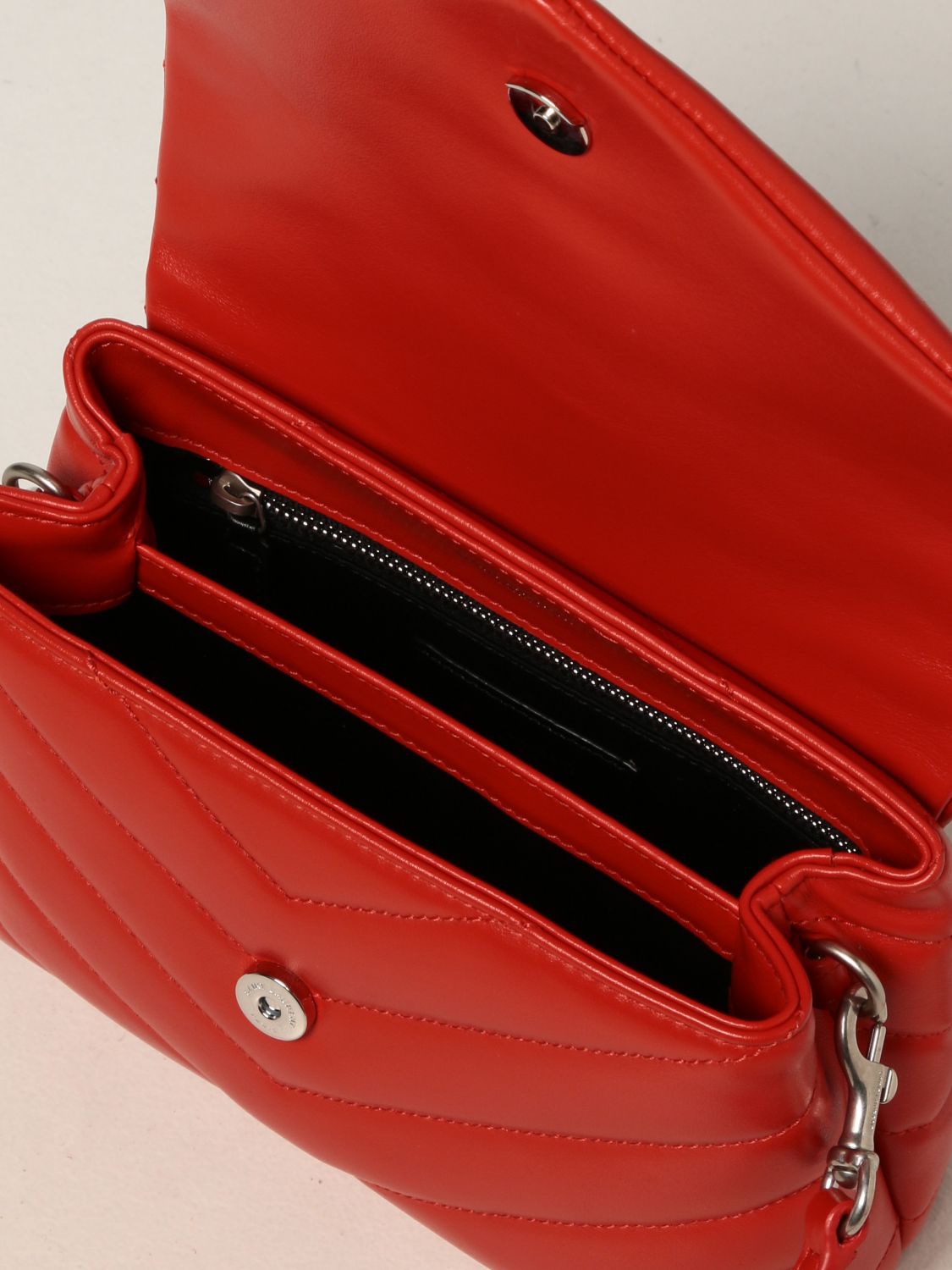 Мини-сумка Saint Laurent: Наплечная сумка Женское Saint Laurent красный 5